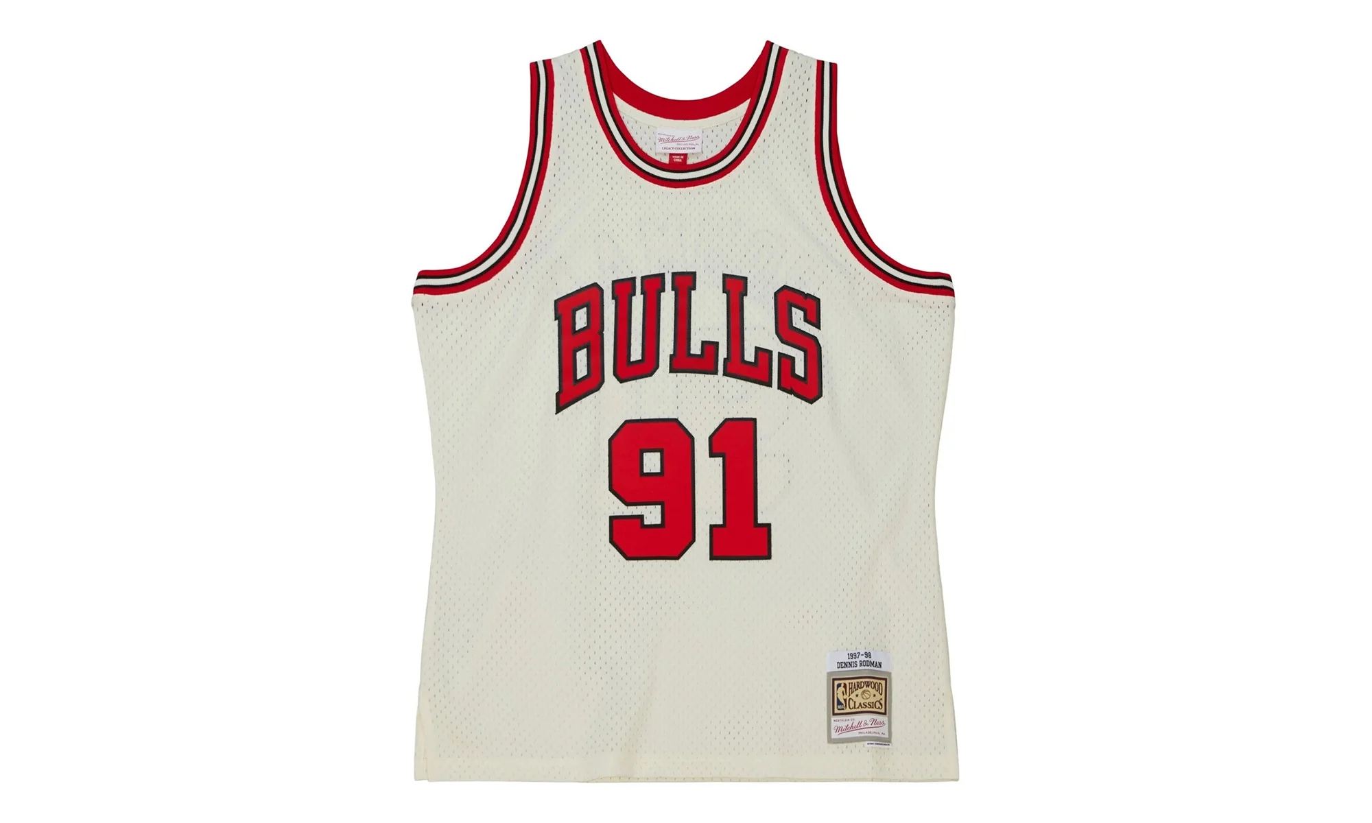 Swingman Jersey Bulls 1997 "Bulls 1997 Dennis Rodman" TFSM5052 CBU97DRDOFWH
