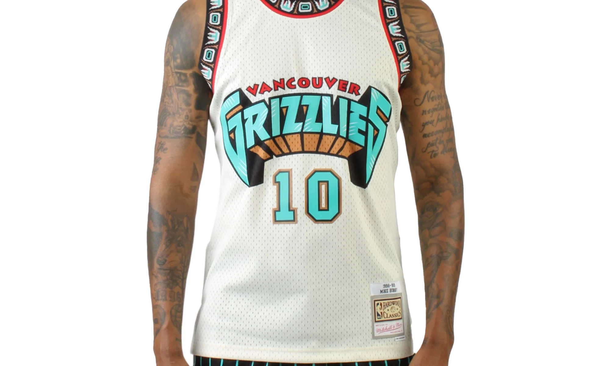Swingman Jersey Grizzlies 1998 MIKE BIBBY "Mike Bibby" TFSM5052 VGR98MBIOFWH