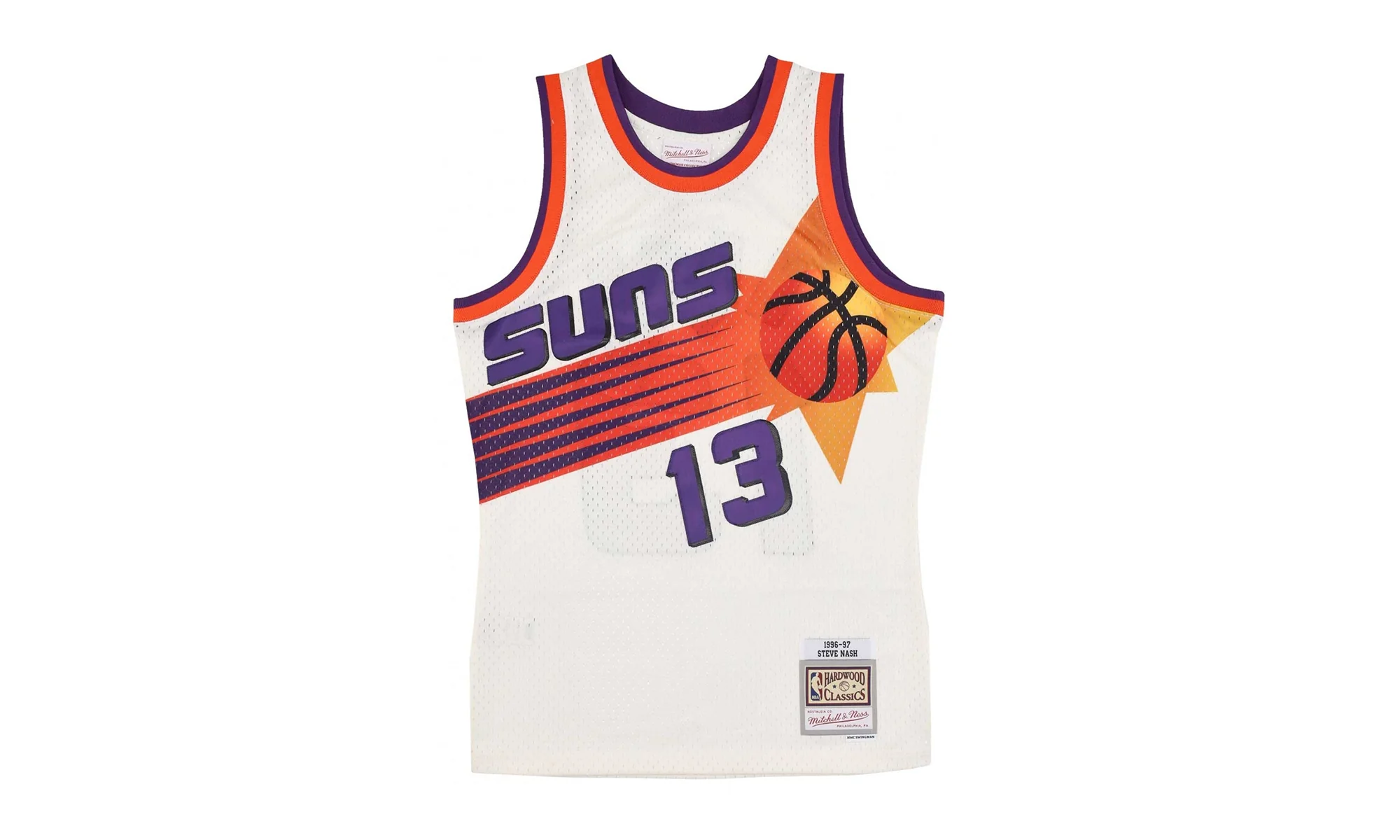 Swingman Jersey Suns 1996 "Steve Nash" TFSM5052 PSU96SNAOFWH