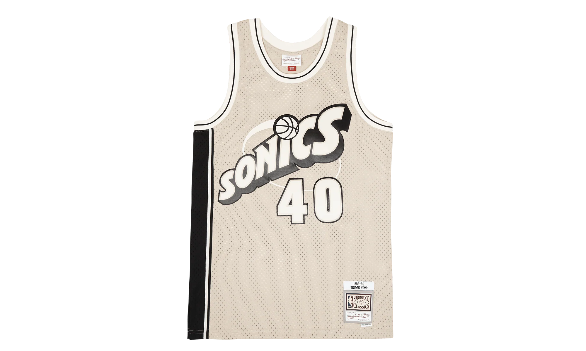 Swingman Jersey Supersonics 1995 "Shawn Kemp" SMJYLF19121 SSUKHAK95SKE