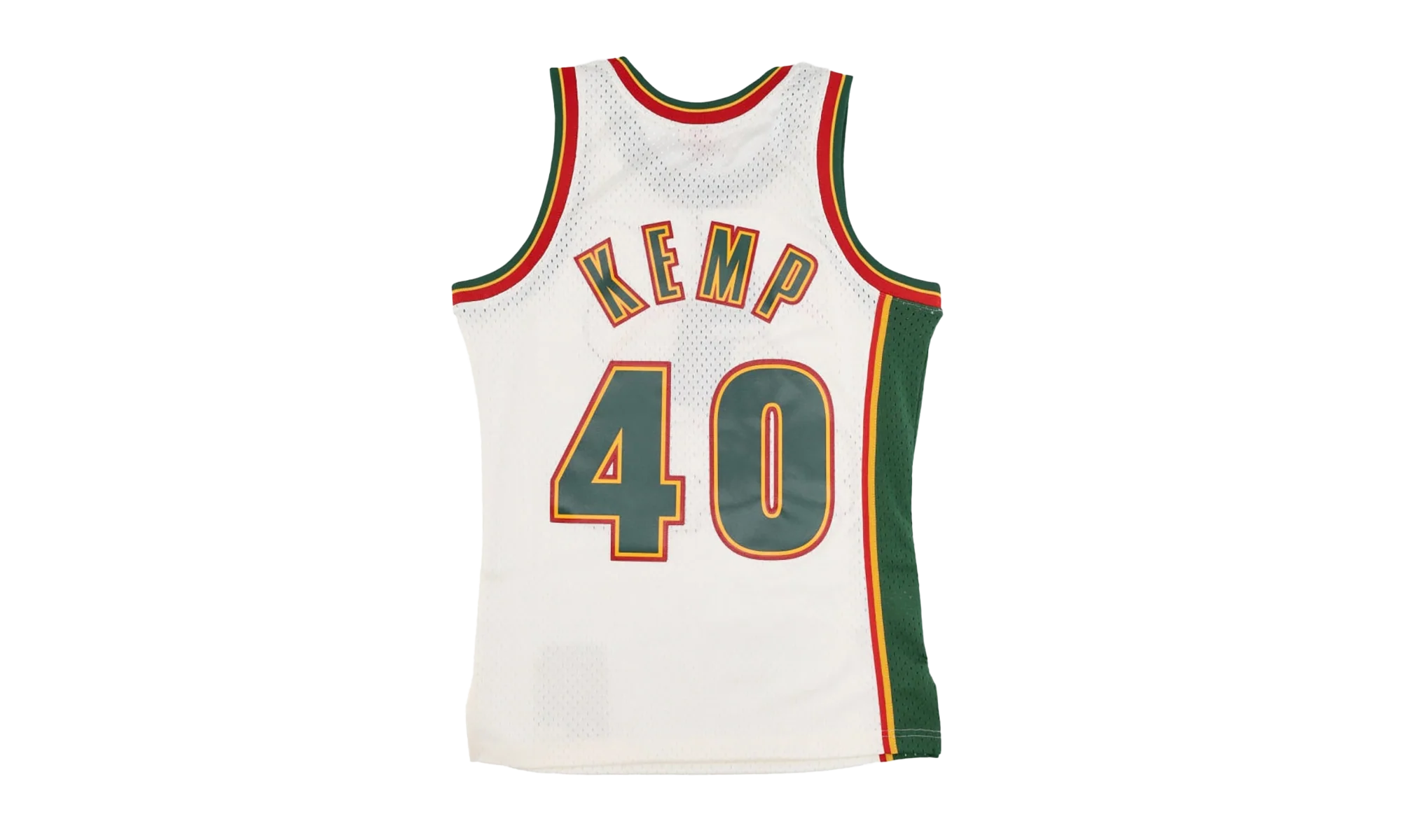 Swingman Jersey Supersonics 1995 "Supersonics 1995 Shawn Kemp" TFSM5052 SSU95SKEOFWH - Image 2