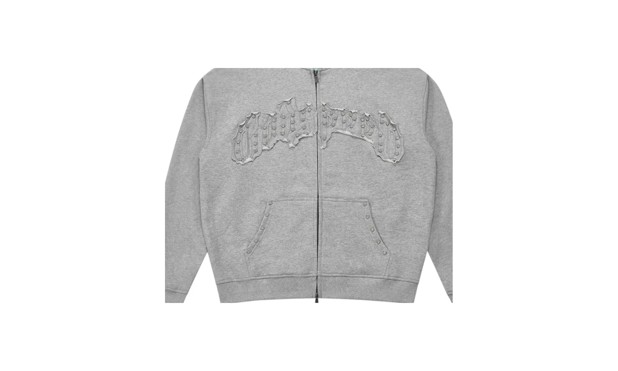Symmetric Studded V2 VVS Hoodie "Heather Grey" KN0XKR6T - Image 2