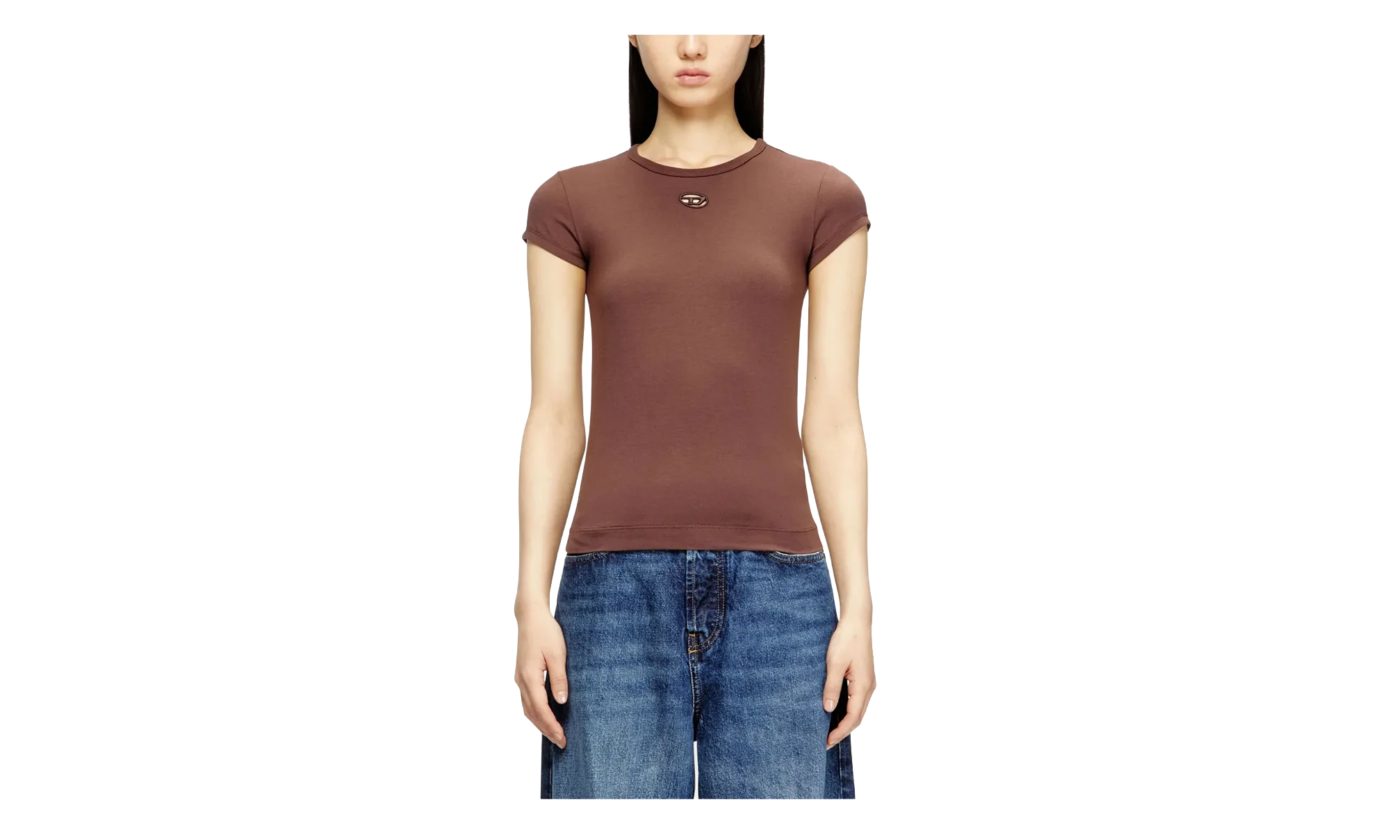 T-ANGIE-OD Tank Top WMNS "Brown" A19912 0AFAA 61J - Image 2
