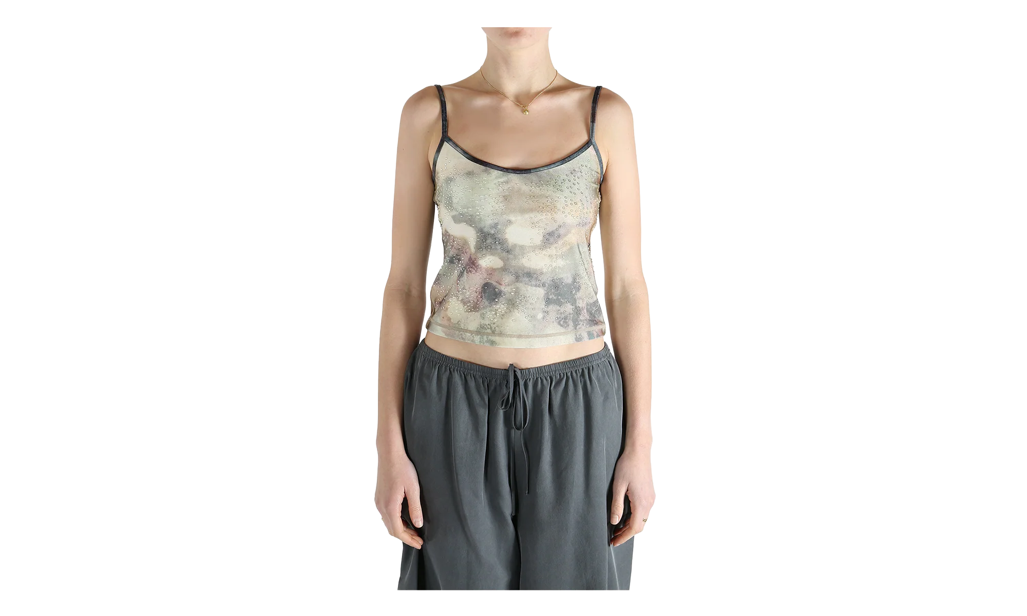 T-IPLU Tank Top WMNS "Beige" A21190 0JMBE 5DGA - Image 2