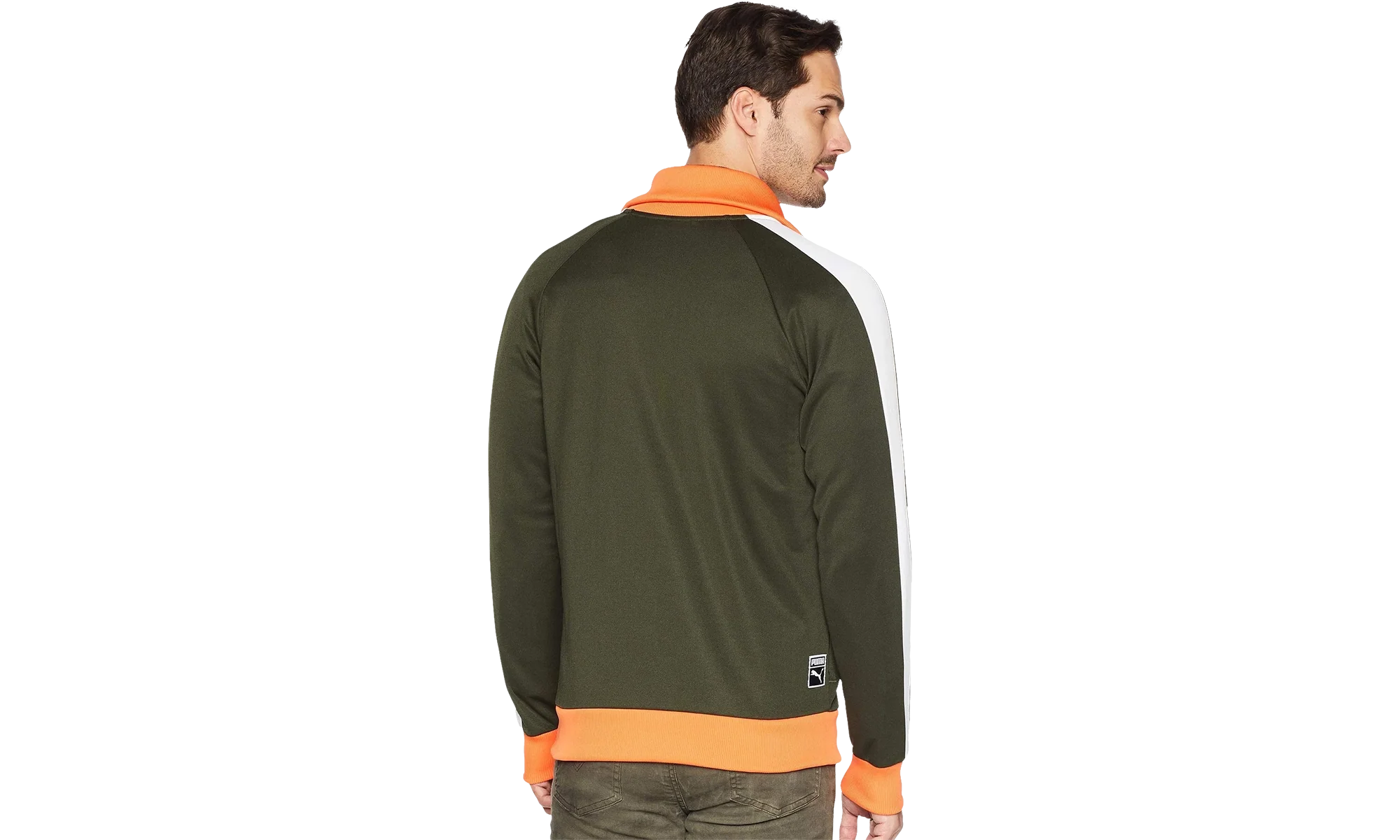 T7 VINTAGE TRACK JACKET "Forest Night / Puma White / Firecracker" 574985 67 - Image 2