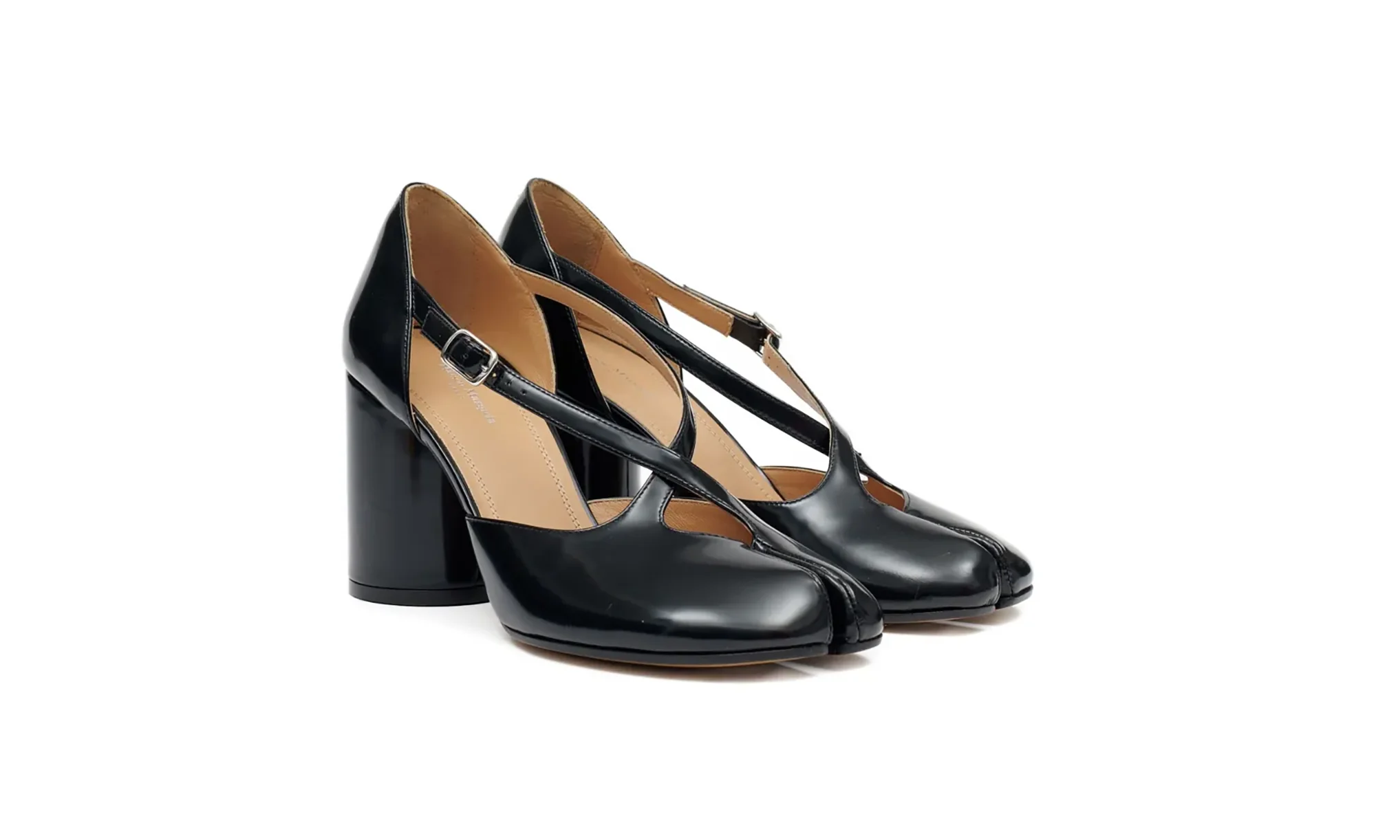 Tabi Straps Pump Heels WMNS "Black" S58WL0284 P8193 T8013 - Image 2