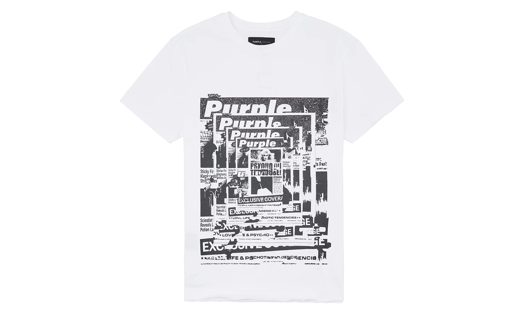 Tabloids Tee "White" P109 CBWT225
