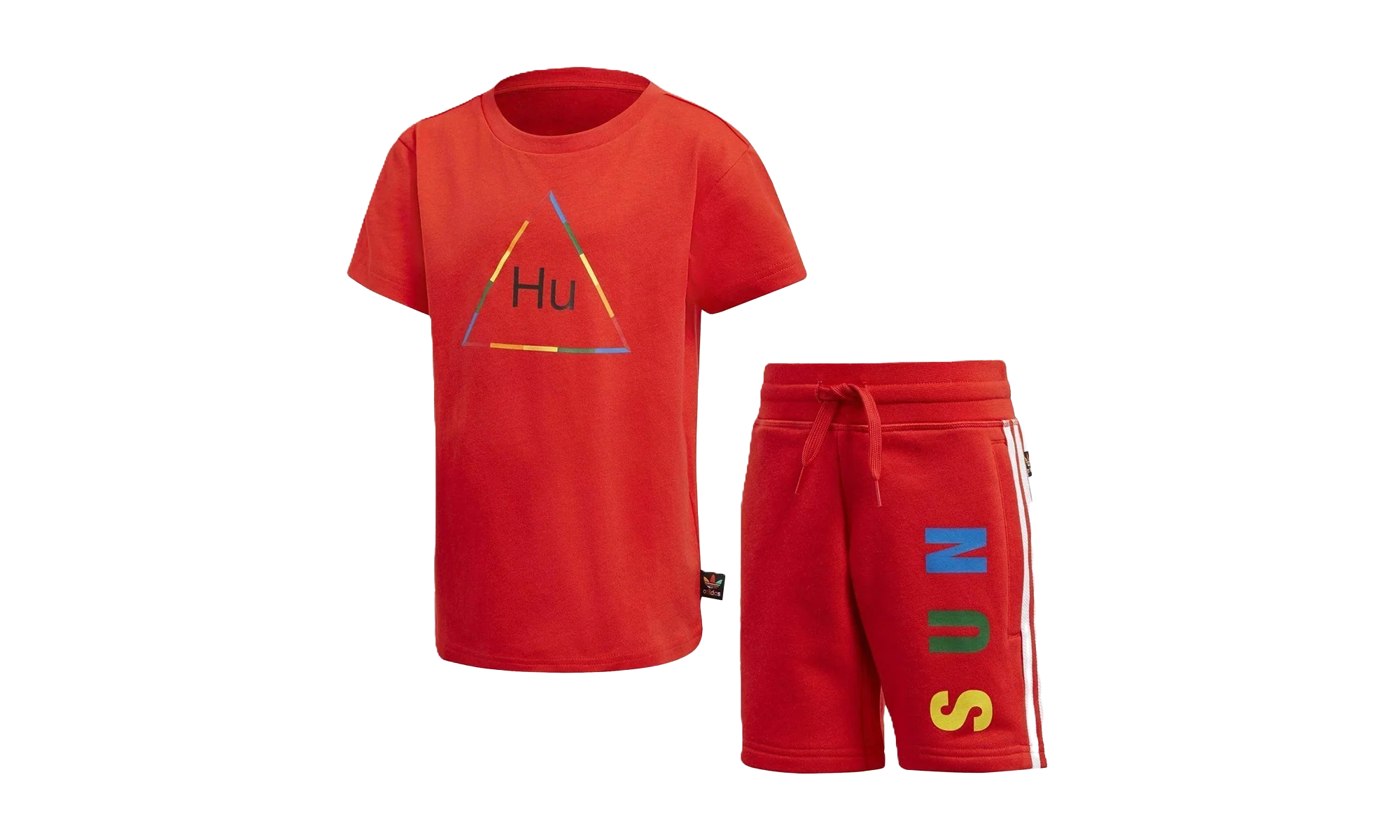 TBIITD Tee & Short Set GS "Pharell Williams - Red" FR9067