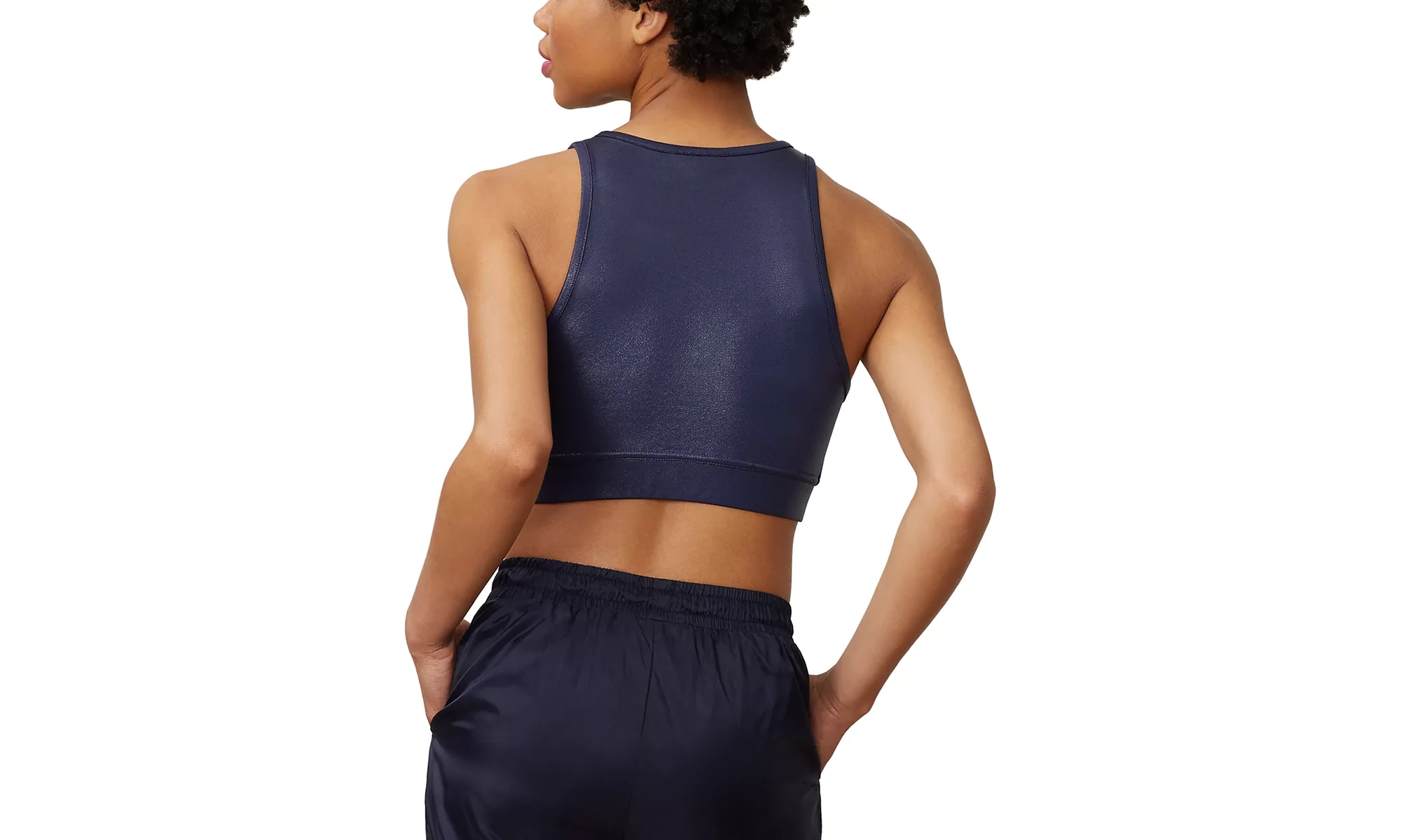 Teagan Crop Tank WMNS "Peacoat Red" LW017326 410 - Image 2