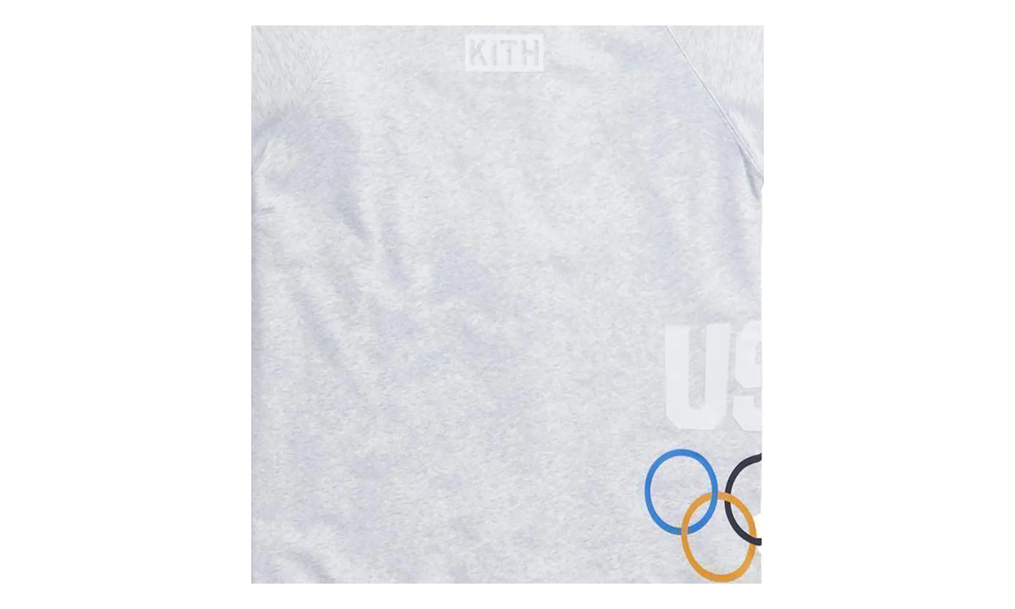 Team USA 5 Rings Howard Tee "Light Heather Grey" KITH73 - Image 2