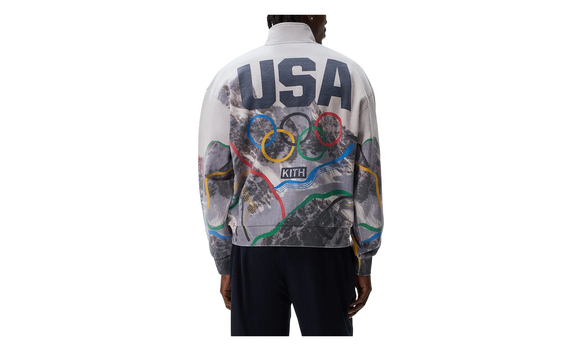 Team USA Winter Mountain Quarter Zip "White" khm034687 101 - Image 2