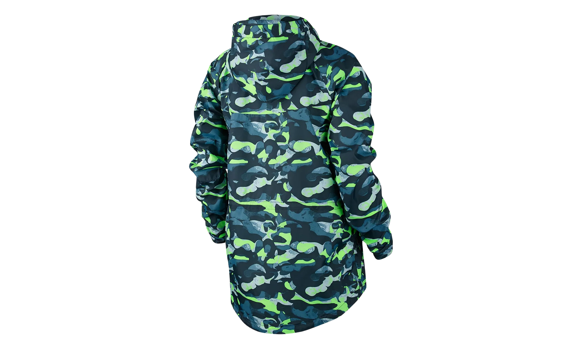 Tech Fleece Camo Windrunner Jacket WMNS "Stratus Blue / Ghost Green" 687611 482 - Image 2