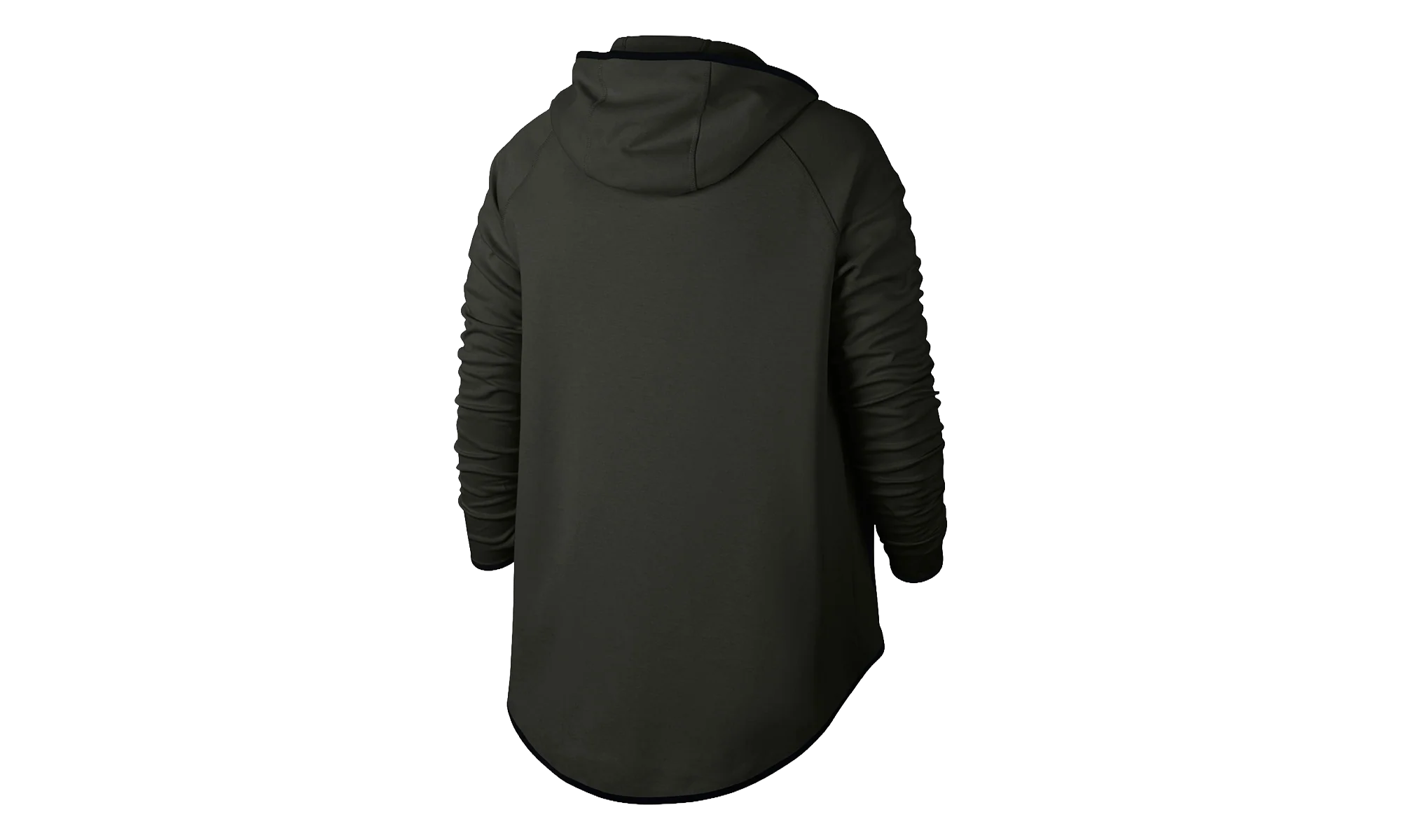 Tech Fleece Full Zip Cape Hoodie WMNS "Olive / Black" AH3969 355 - Image 2
