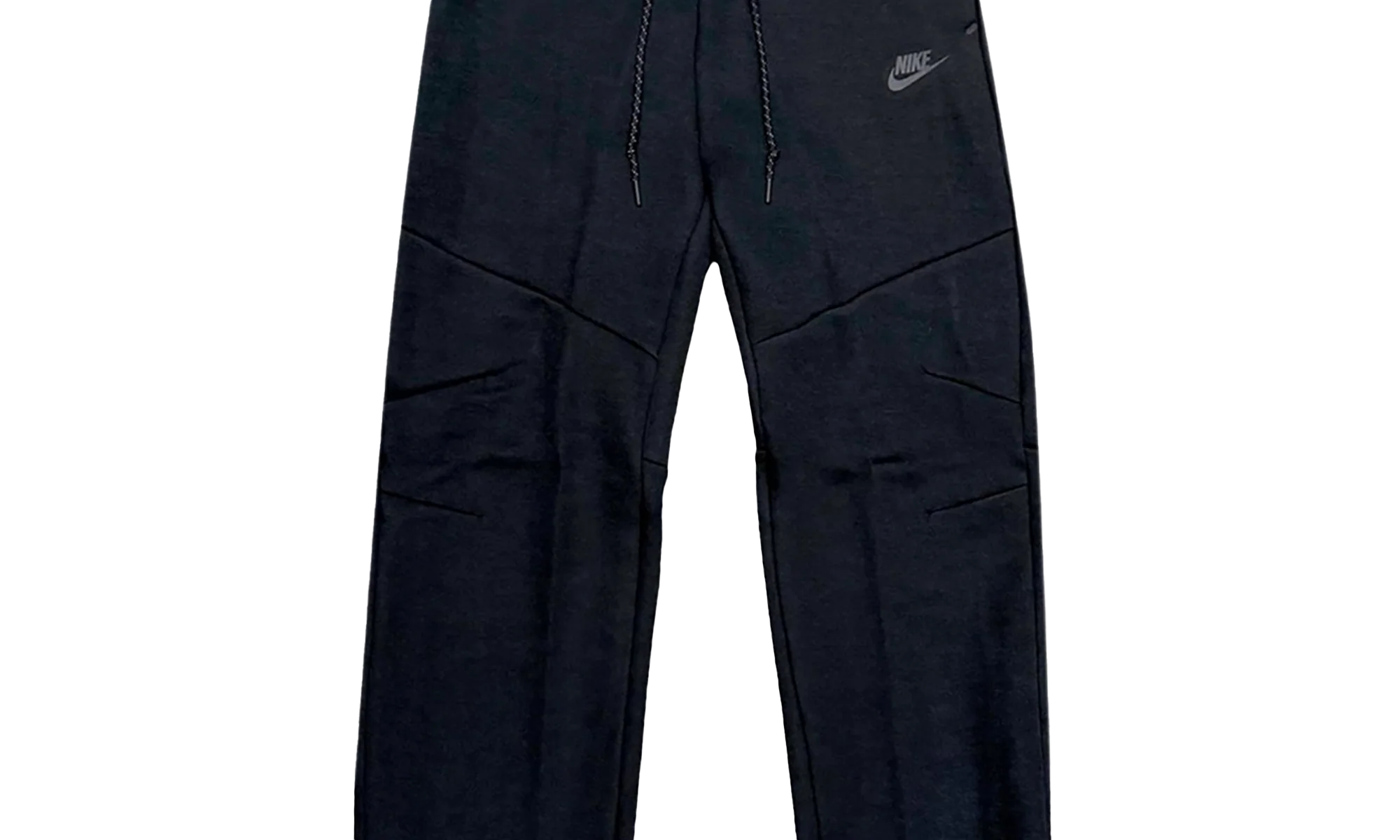 Tech Open-Hem Fleece Trousers "Black" IM0697 010 - Image 2