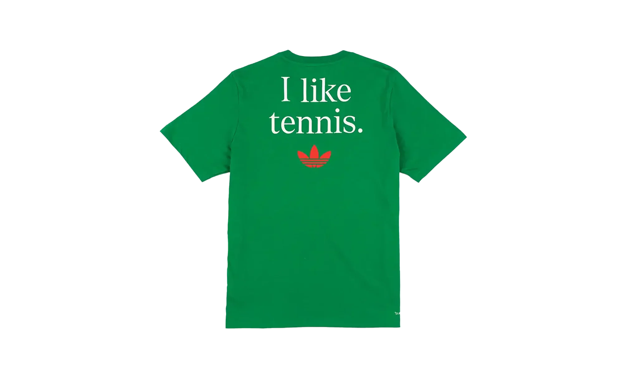 Tennis Graphic Tee "Green" JV8496 - Image 2