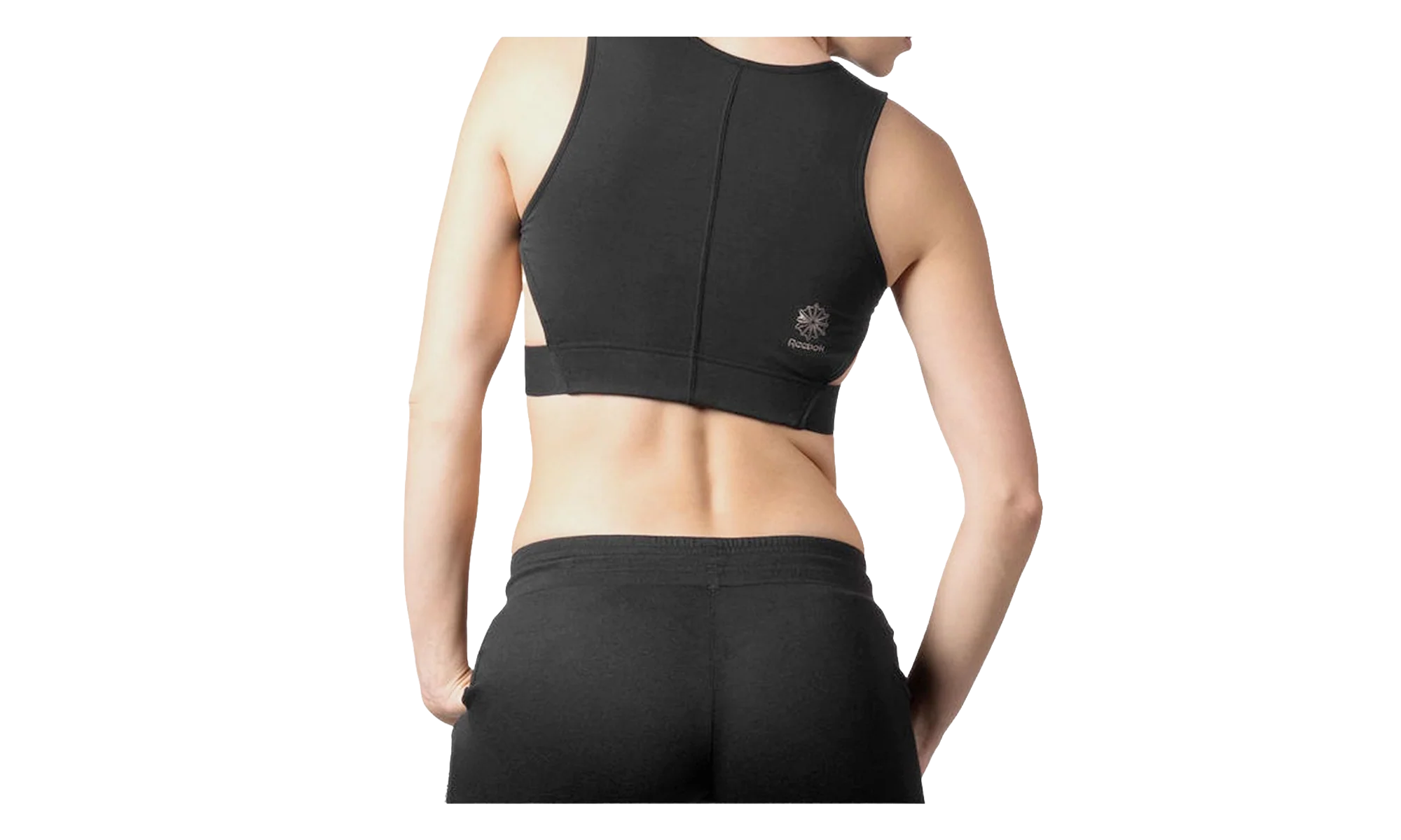 Teyana Taylor French Terry Sports Bra WMNS "Black" CW9661 - Image 2
