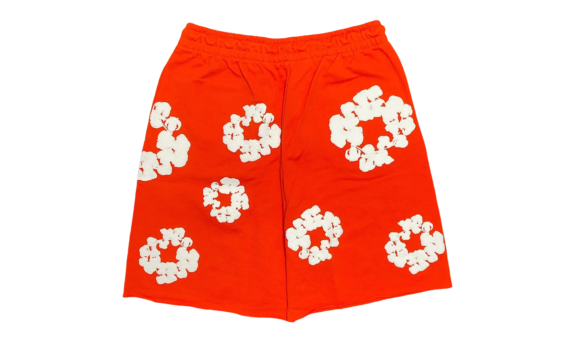 The Cotton Wreath Sweat Shorts "Orange" DT293 - Image 2