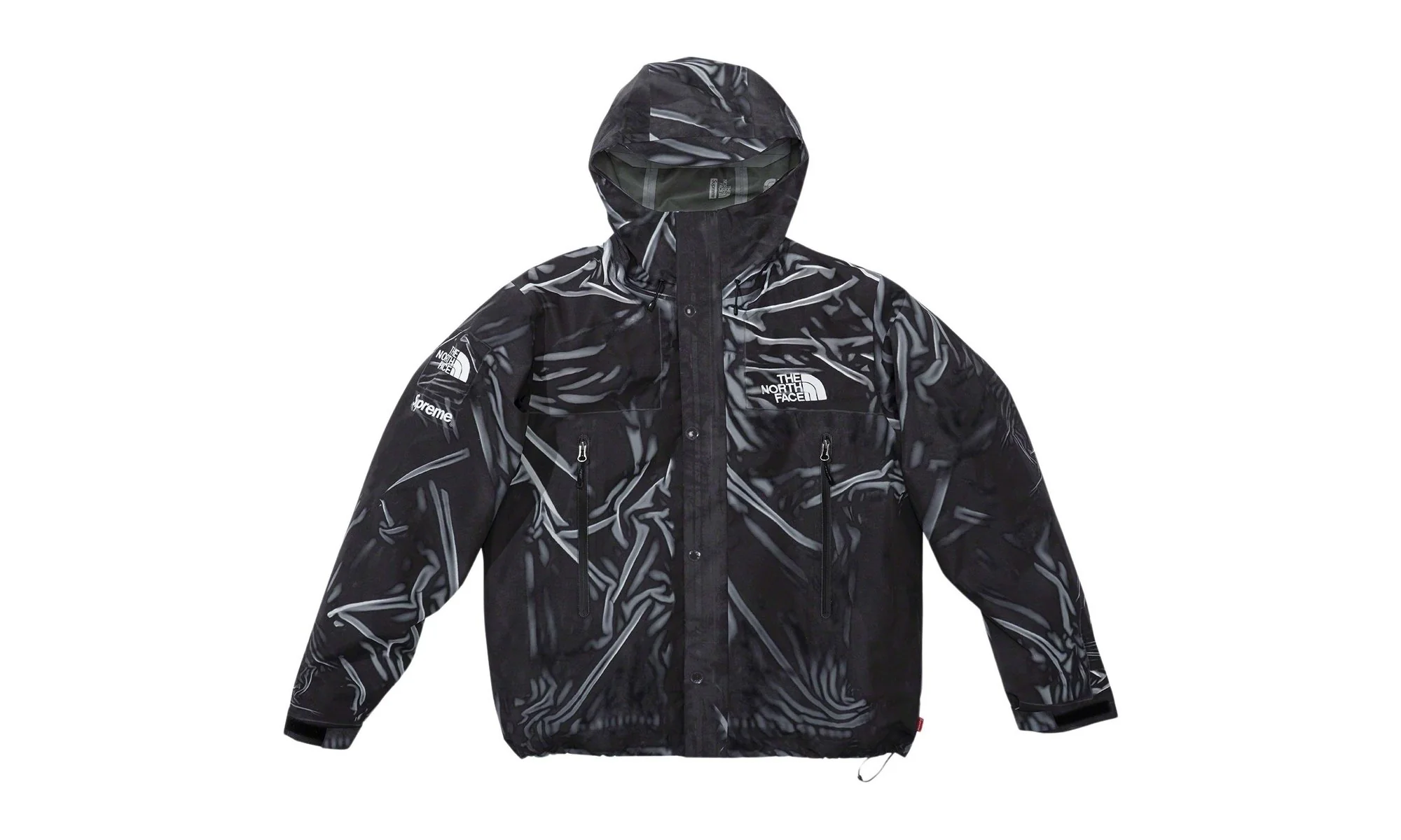 The North Face Printed Taped Seam Shell Trompe L'oeil Jacket "Black" SU26569