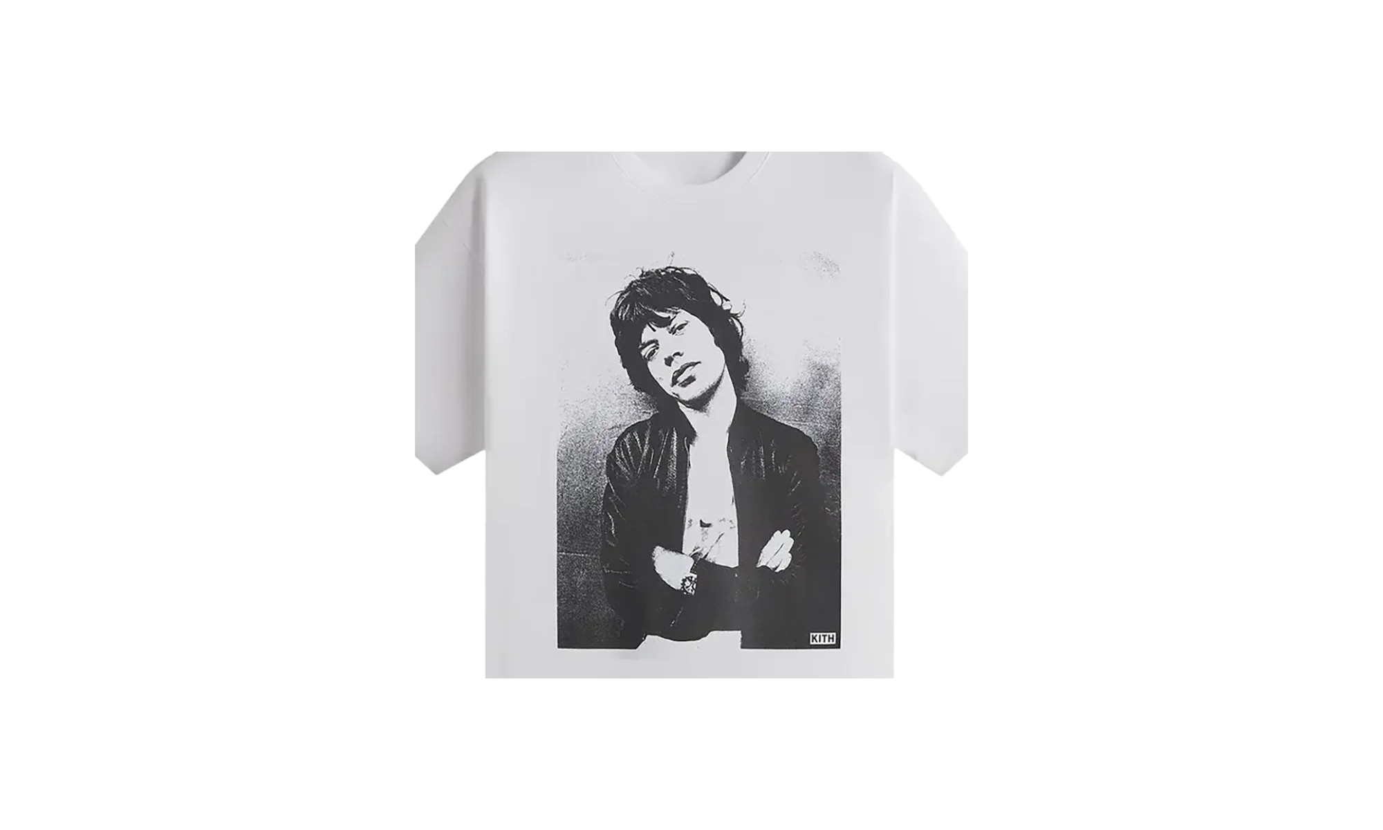 The Rolling Stones Mick Photo Vintage Tee "White" KHM033204 101 - Image 2
