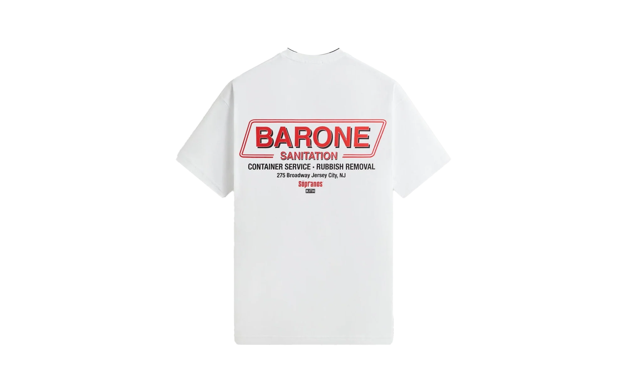 The Sopranos Barone Sanitation Vintage Tee "White" khm034646 101 - Image 2