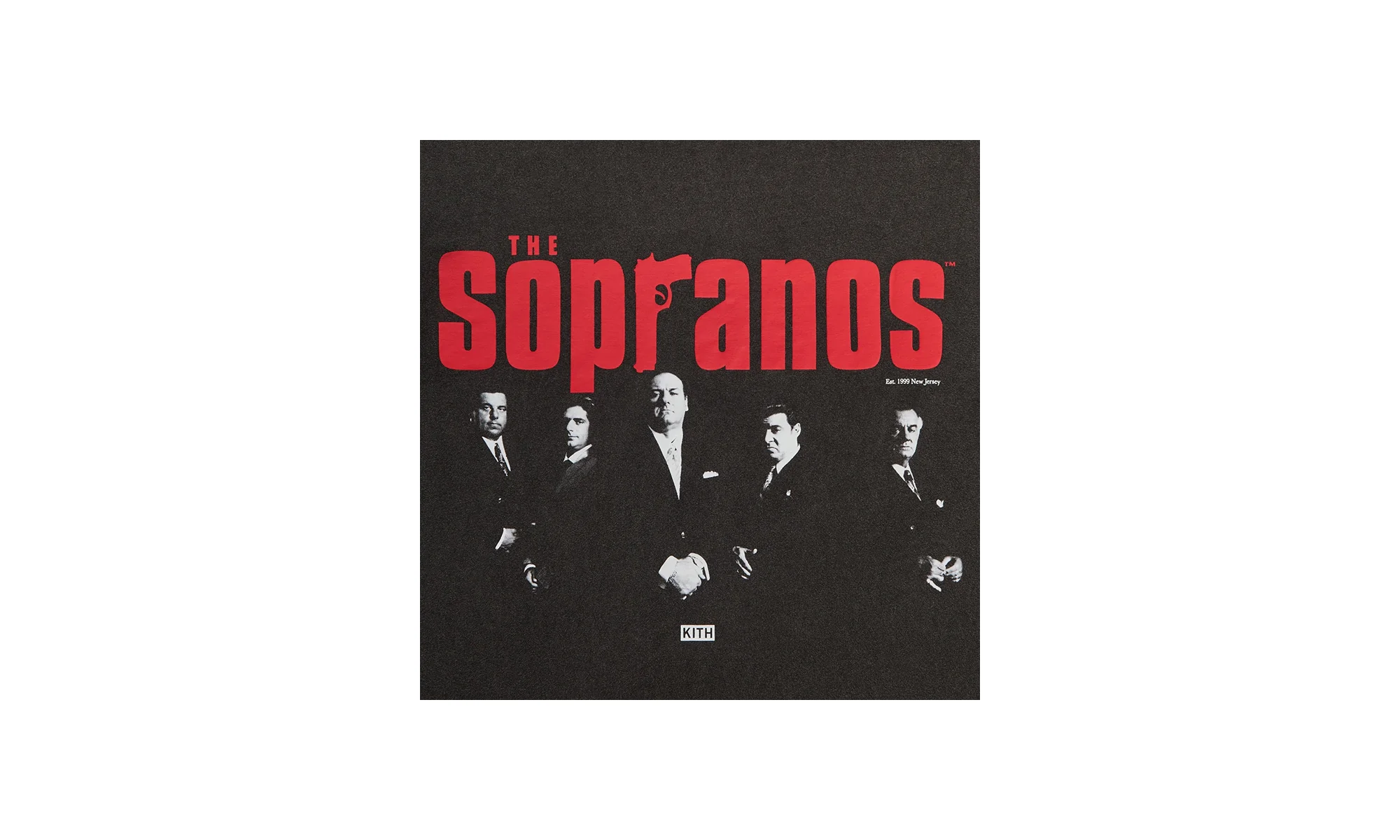 The Sopranos Est. 1990 Poster Vintage Tee "Black" khm034644 001 - Image 2