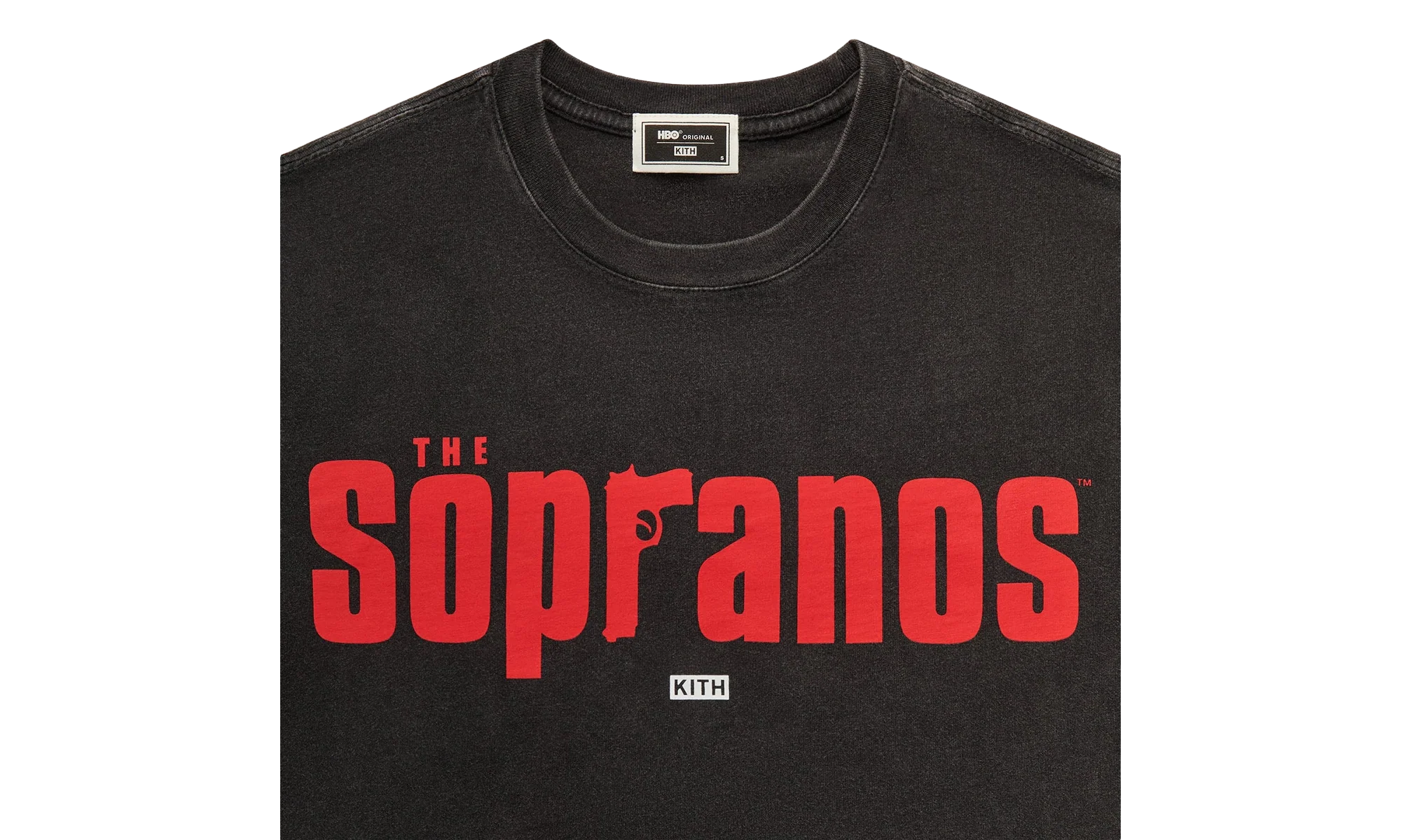 The Sopranos Main Logo Vintage Tee "Black" khm034649 001 - Image 2