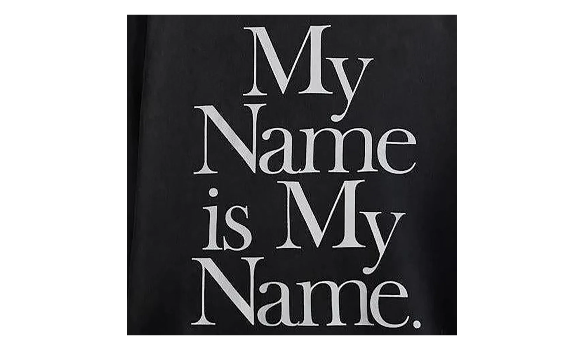 The Wire My Name Is My Name Vintage Longsleeve Tee "Black" KITH68 - Image 2