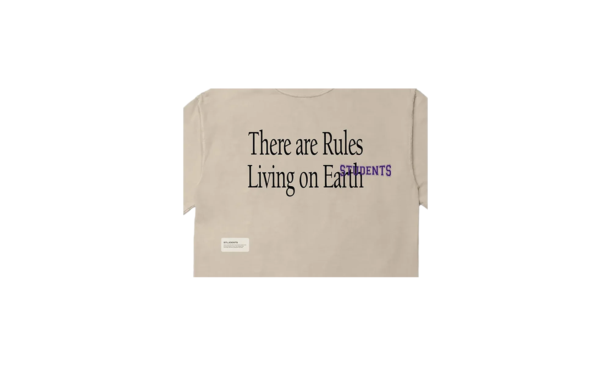 There are rules SS Tee "Sand" SG2402049 - Image 2