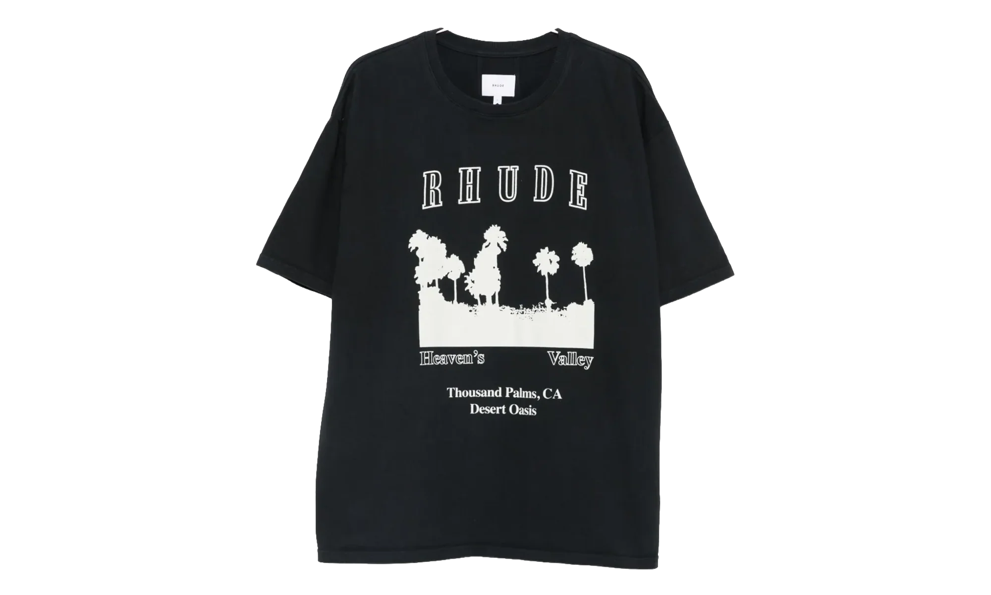 Thousand Palms Graphic Cotton T-Shirt "White" RHFW25TT02012
