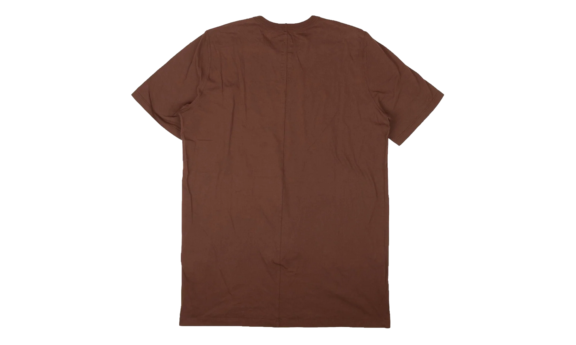 Throat Cotton Level Short Sleeve T-Shirt "Brown" TCLS001 - Image 2