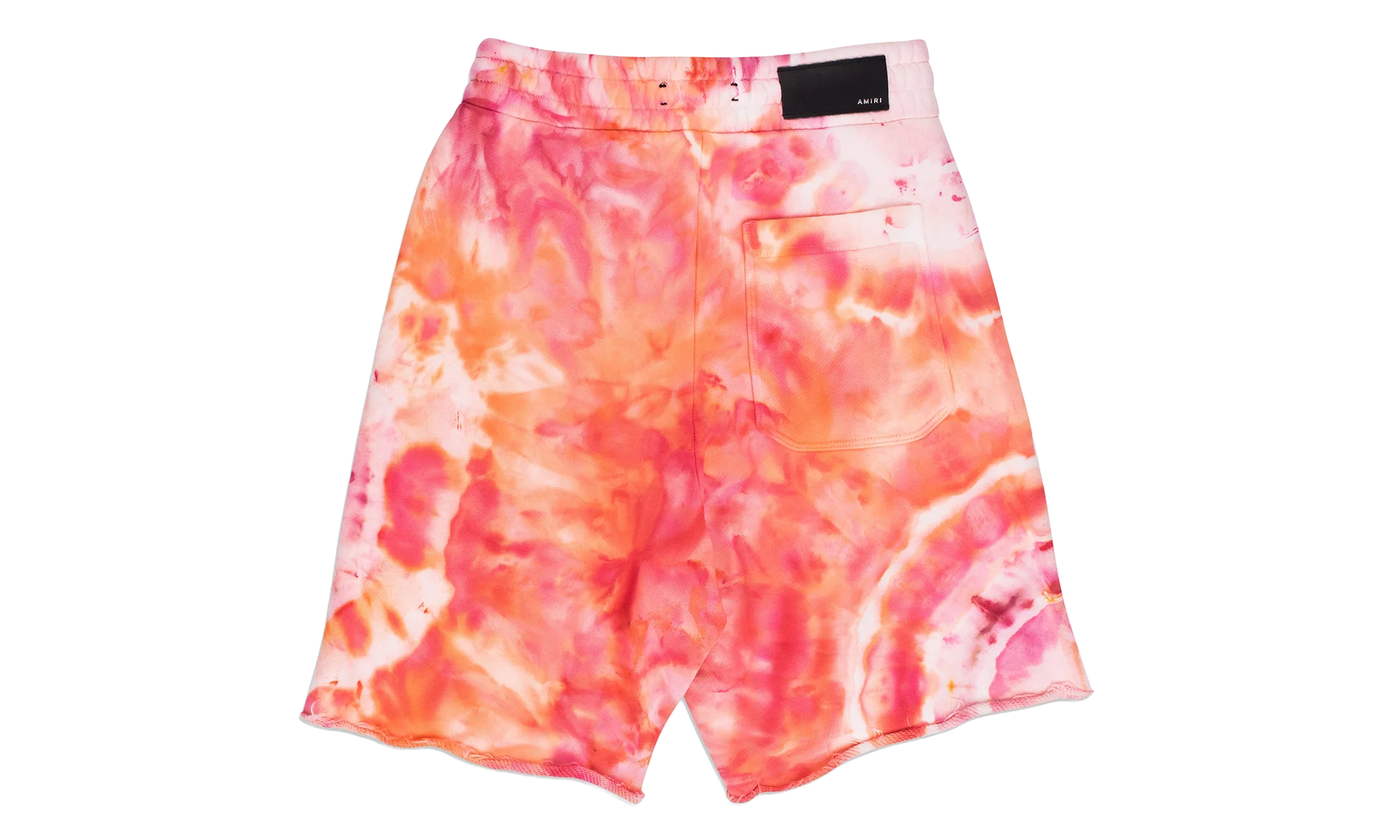 Tie Dye Ma Sweatshorts "Orange / Pink" SS22MJL025_Peach - Image 2