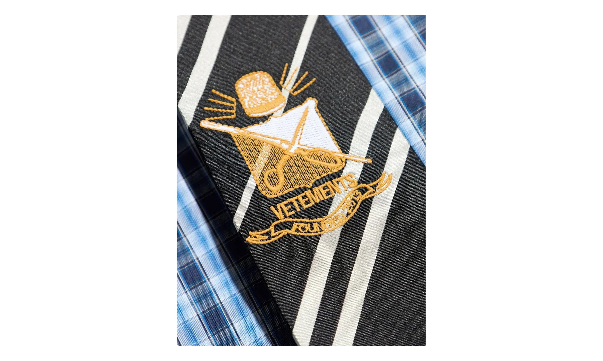 Tie Shirt "Blue Check" UH76SH280CN - Image 2