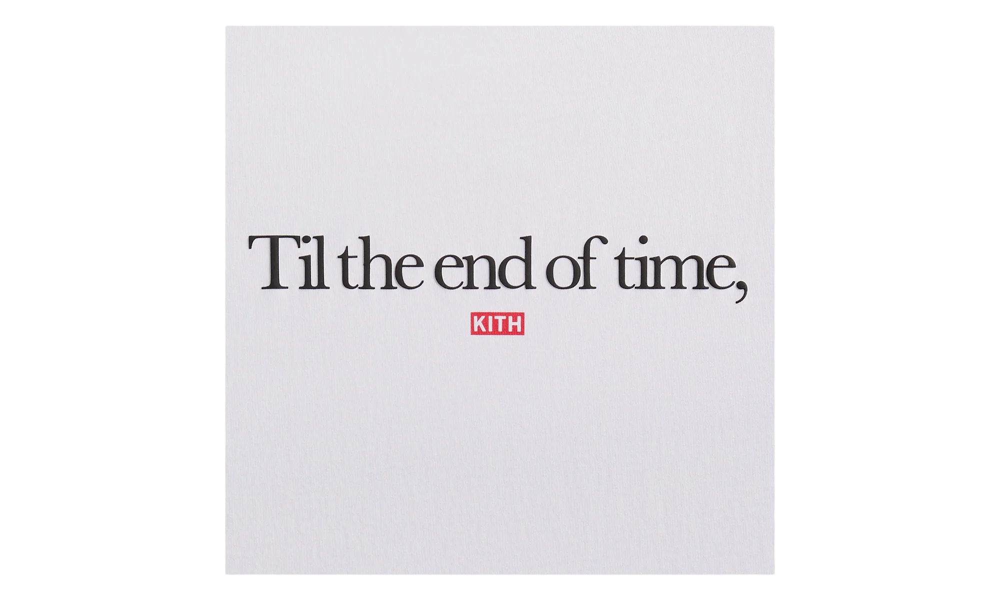 Til The End of Time Tee "White" khm034585 101 - Image 2
