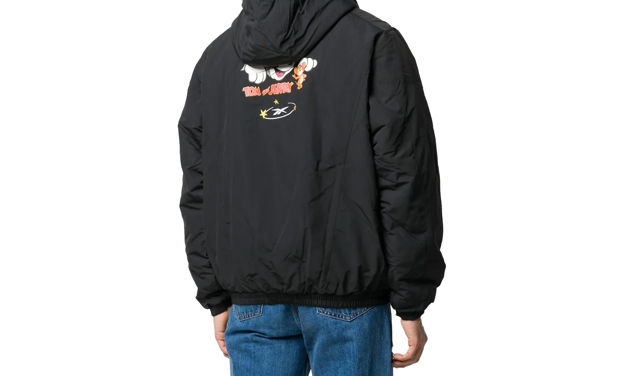 Tom & Jerry Woven Jacket "Black" GJ0477 - Image 2