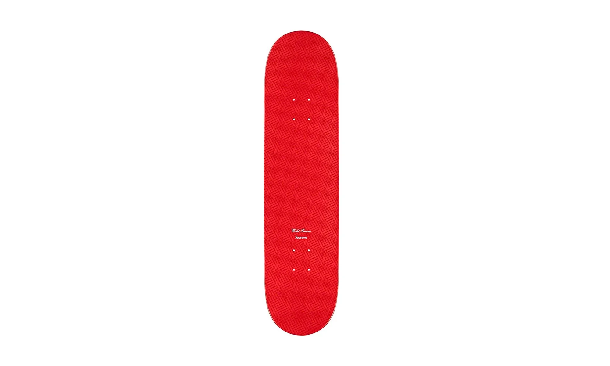 Tonal Box Logo Skateboard Deck "Red" SU26417 - Image 2