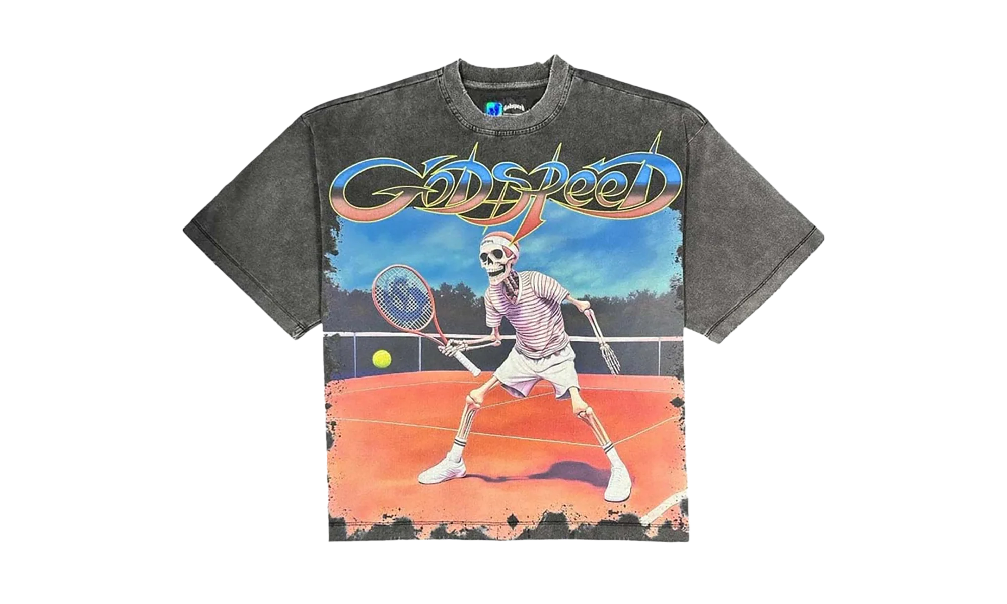 Top Spin Tee "Black Wash" GS TEE 35239 K7L