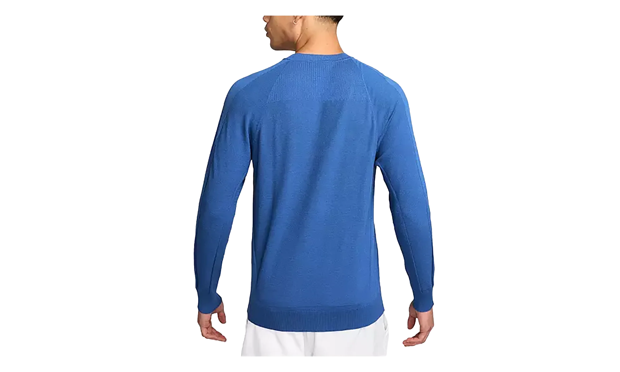 Tour Sweater Knit Crew "Comet Blue / Pale Ivory" FQ8832 411 - Image 2