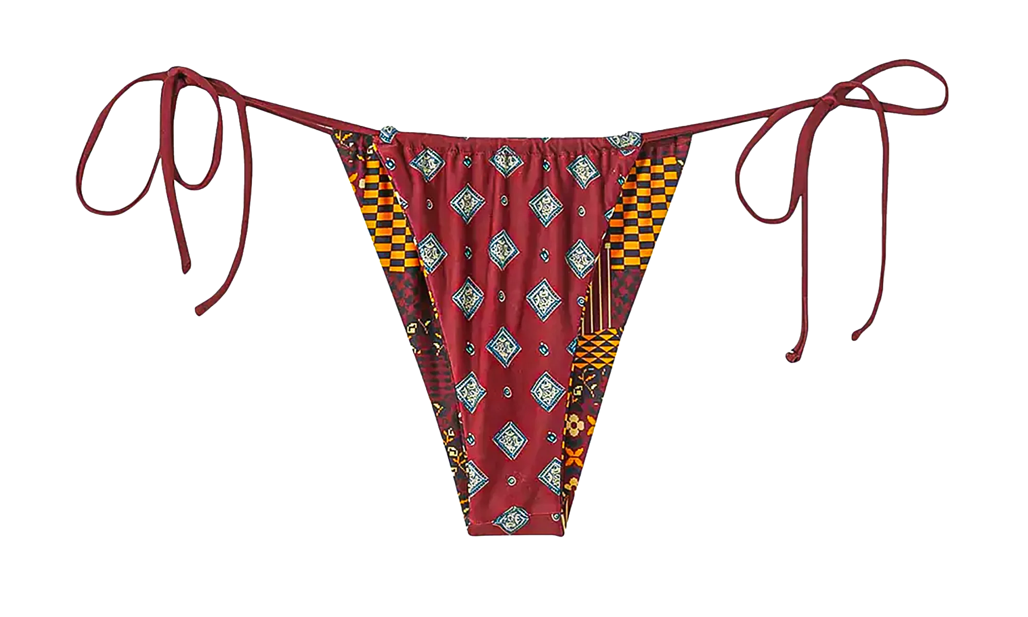 Tova Geo Floral Tie Bottom "Multi" KITH52 - Image 2