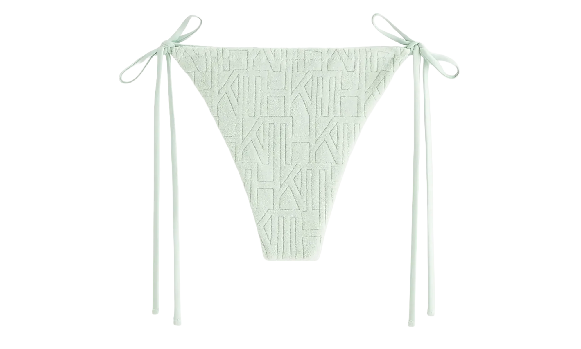 Tova Monogram Towel Tie Bottom "Green" khw070108 4008 - Image 2