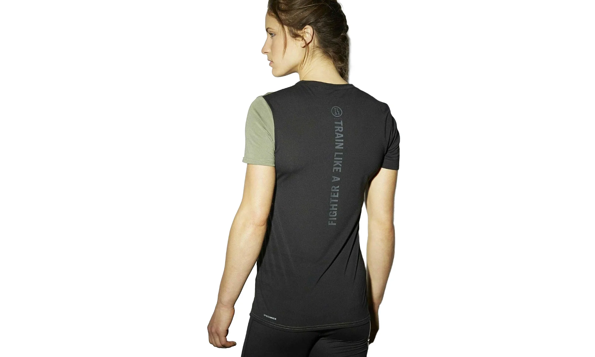 Train Like A Fighter MMA V-Neck Tee WMNS "Canyon Green" AJ4430 - Image 2