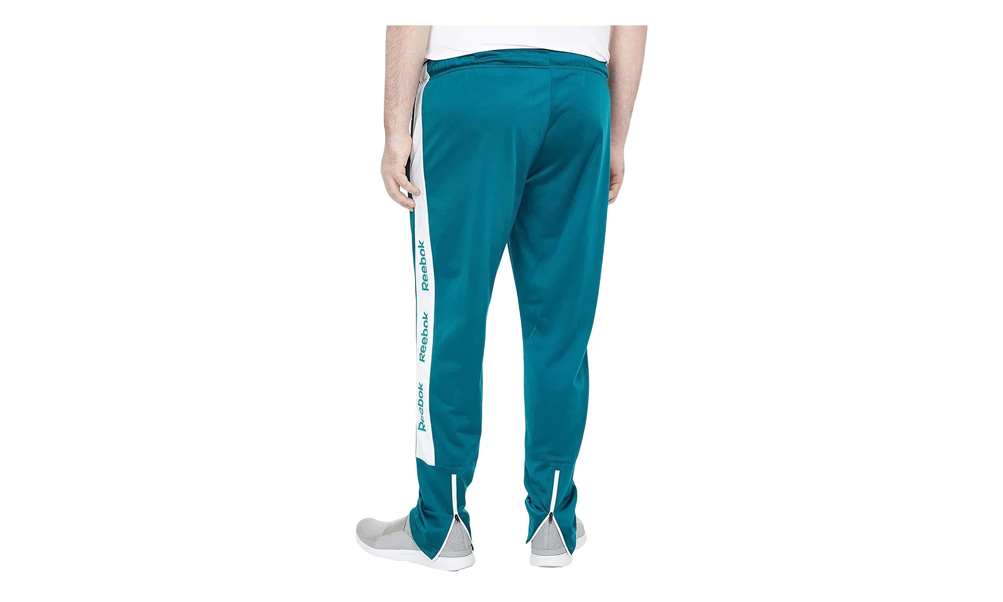 Training Essentials Linear Logo Track Pant "Heritage Teal" FK6135 - Image 2