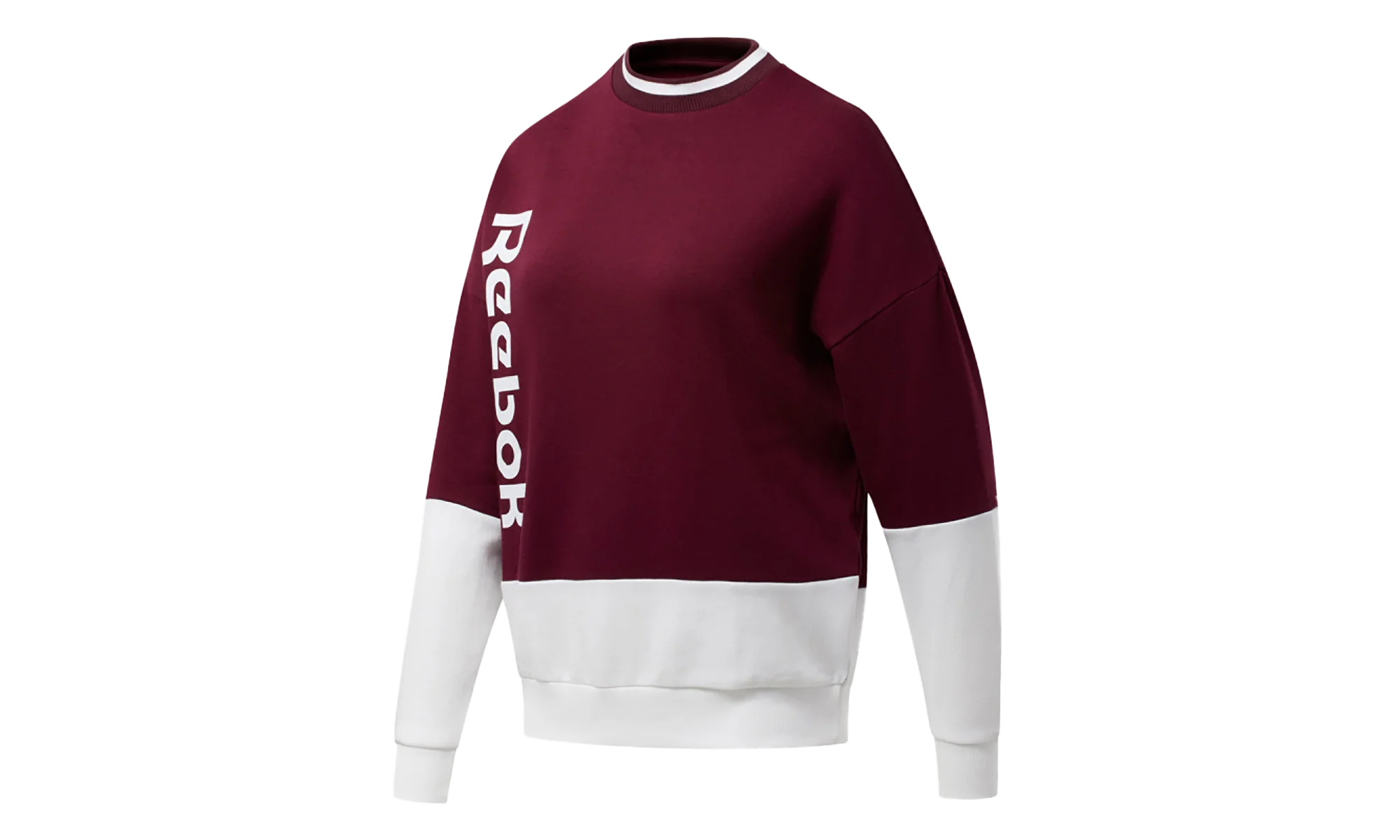 Training Essentials Logo Crew Sweatshirt WMNS "Maroon" FU2187
