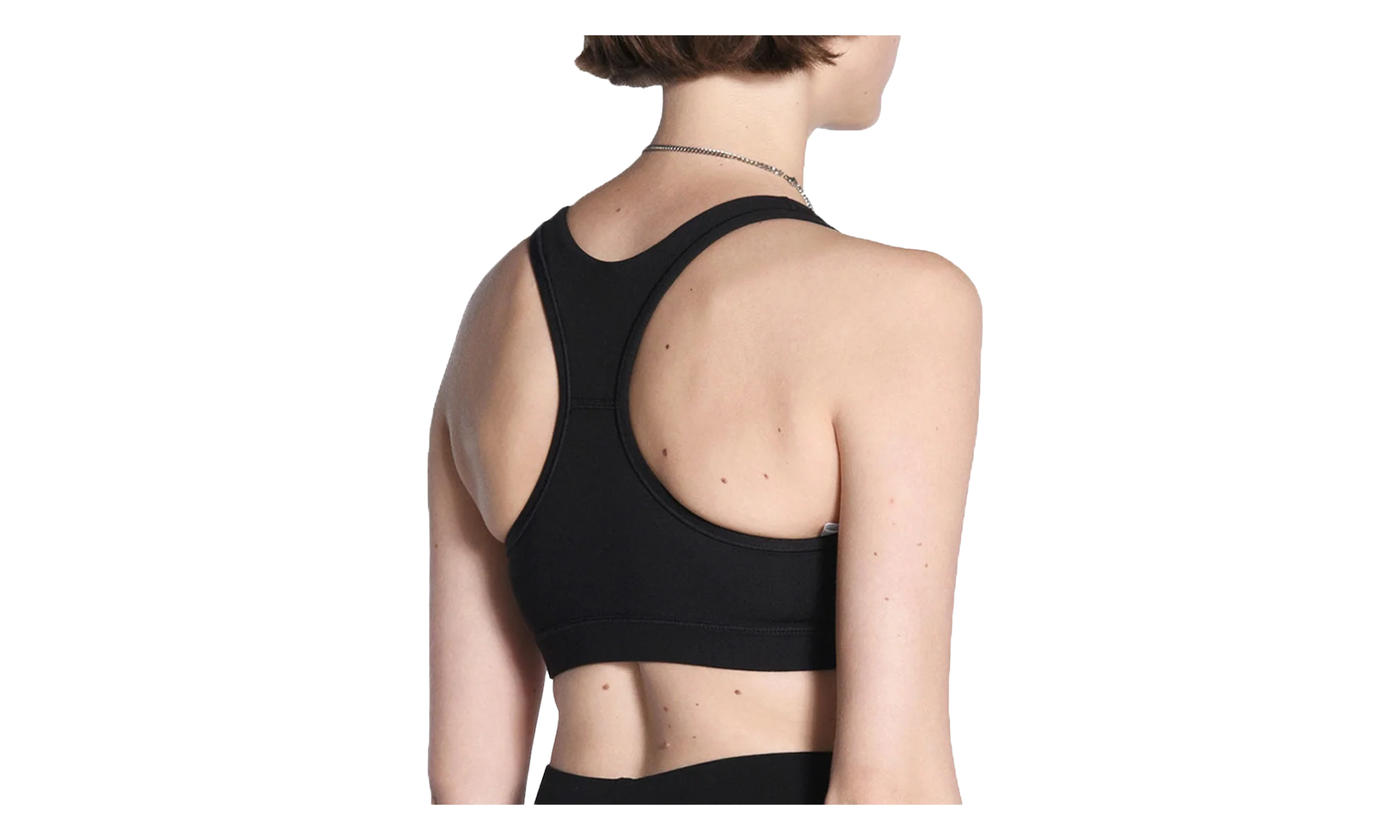 Training PwrShape Forever Logo Bra Top WMNS "Black/White" 515991 10 - Image 2