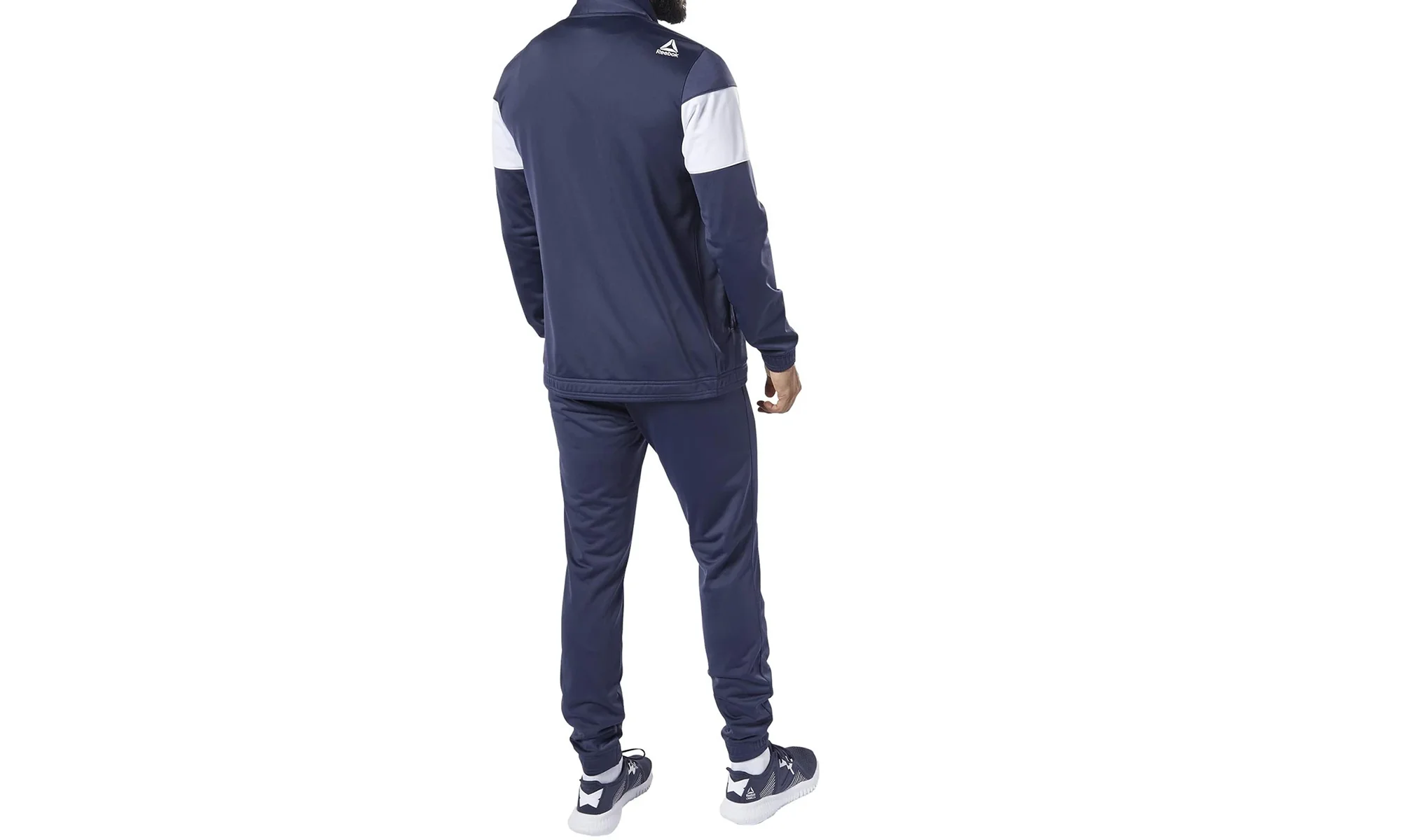 Training Supply Cuffed Tracksuit "Heritage Navy / White" FP8152 - Image 2