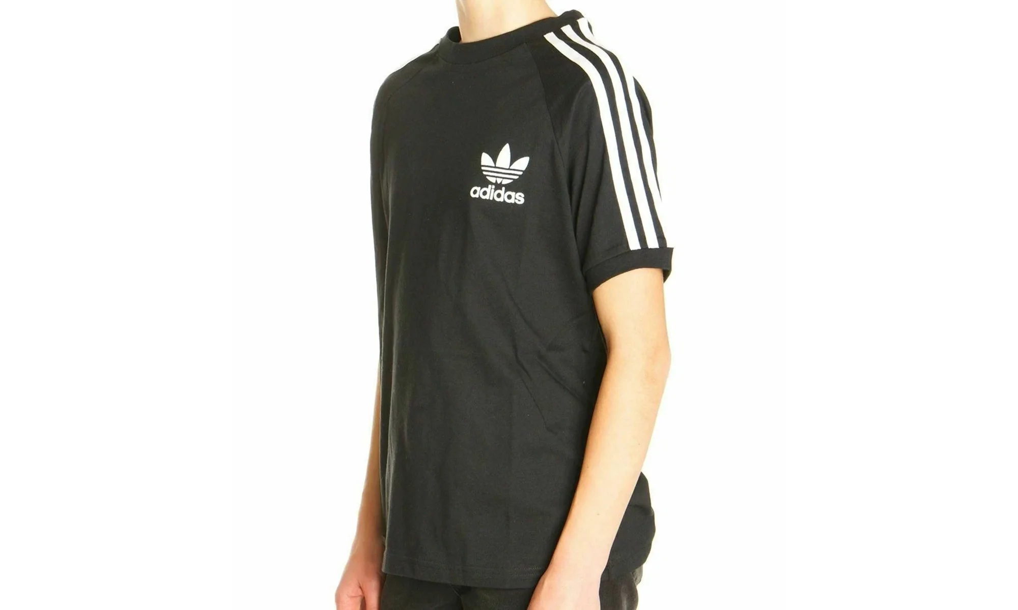Trefoil California Tee GS "Black / White" CD6260 - Image 2