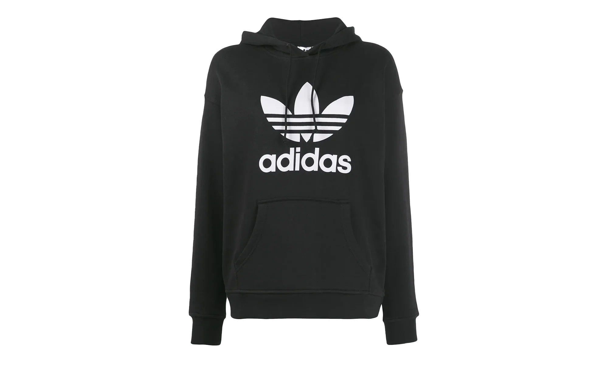 Trefoil Hoodie WMNS "Black / White" FM3307