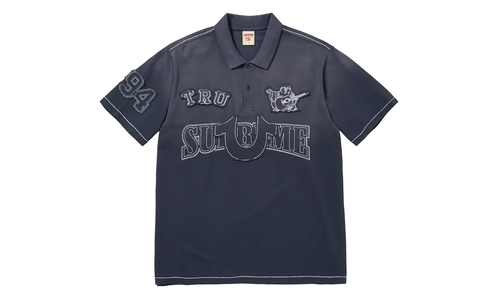 True Religion® Appliqué Polo "FW25 - Navy" SU26471