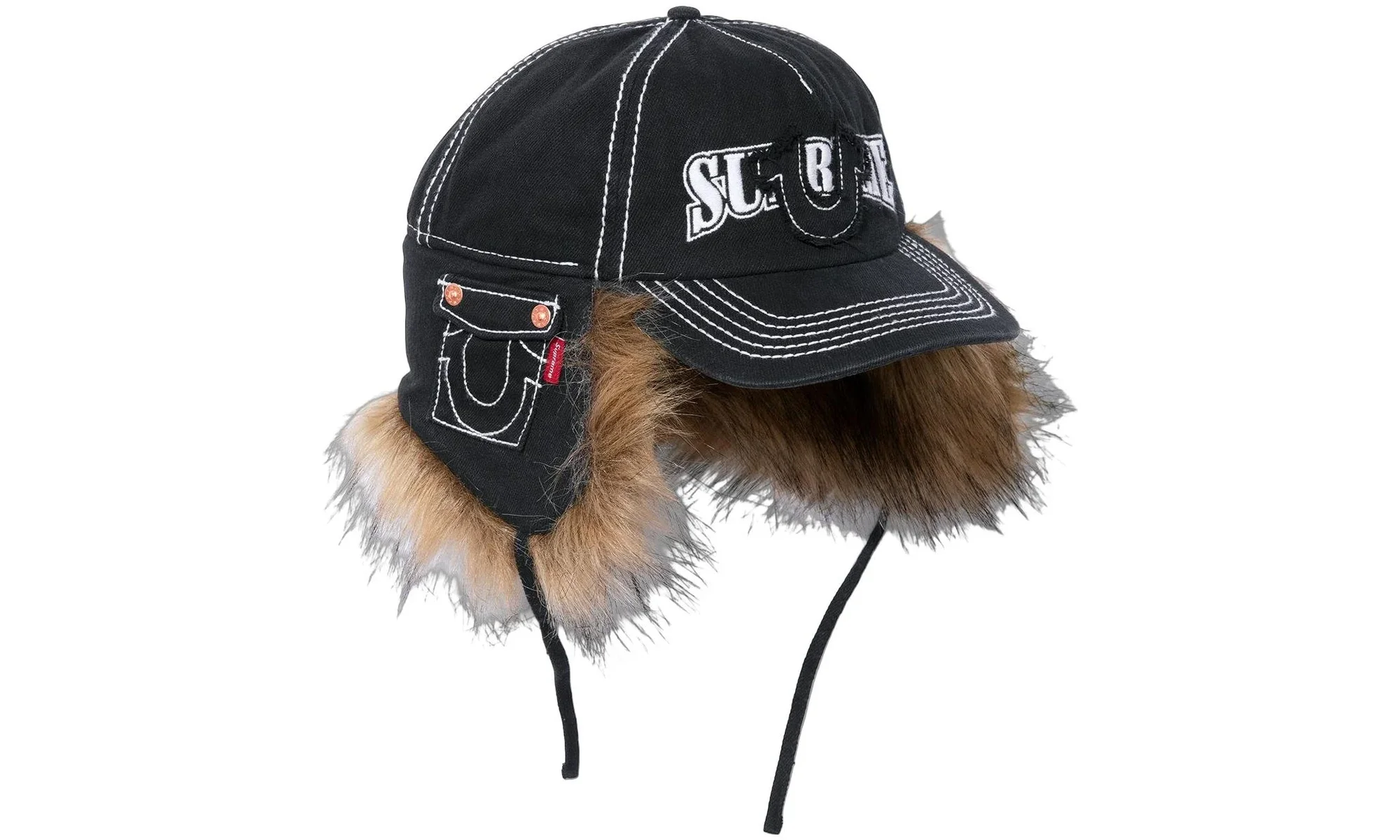 True Religion® Earflap 5-Panel "FW25 - Black" SU26787 - Image 2
