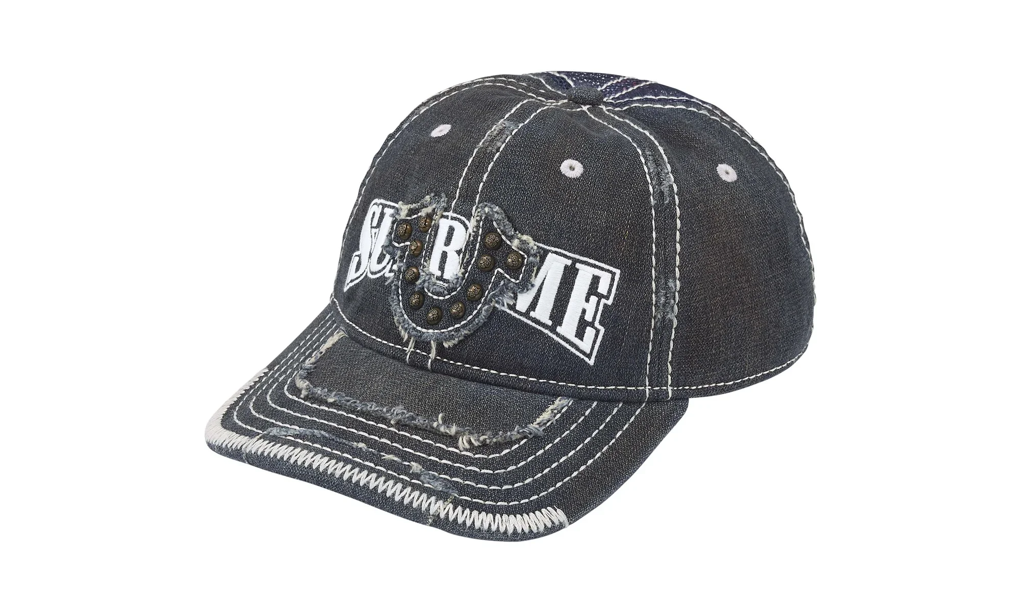 True Religion® Mesh Back 6-Panel "FW25 - Dirty Indigo" SU26786