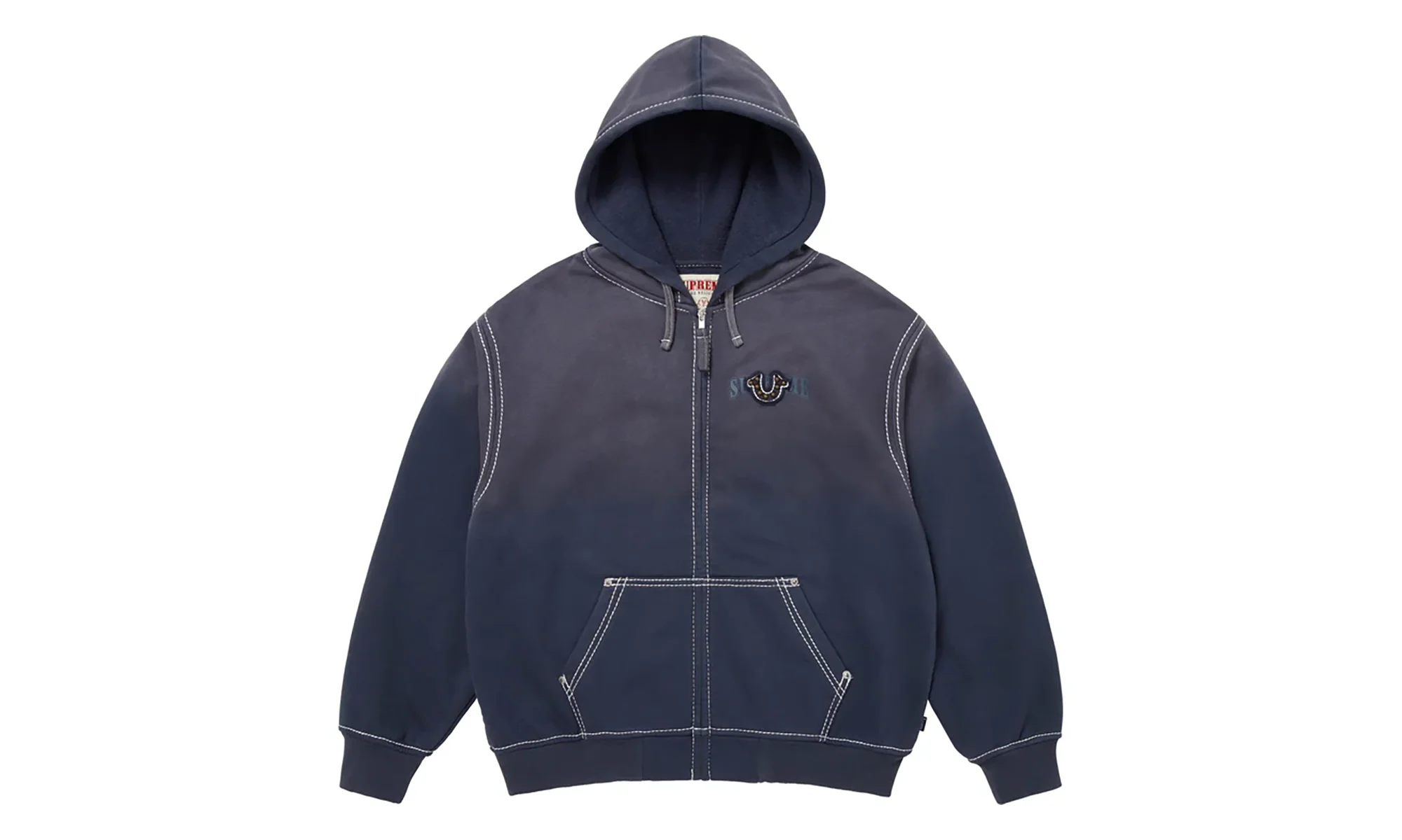 True Religion® Zip Up Hooded Sweatshirt "FW25 - Navy" SU26477